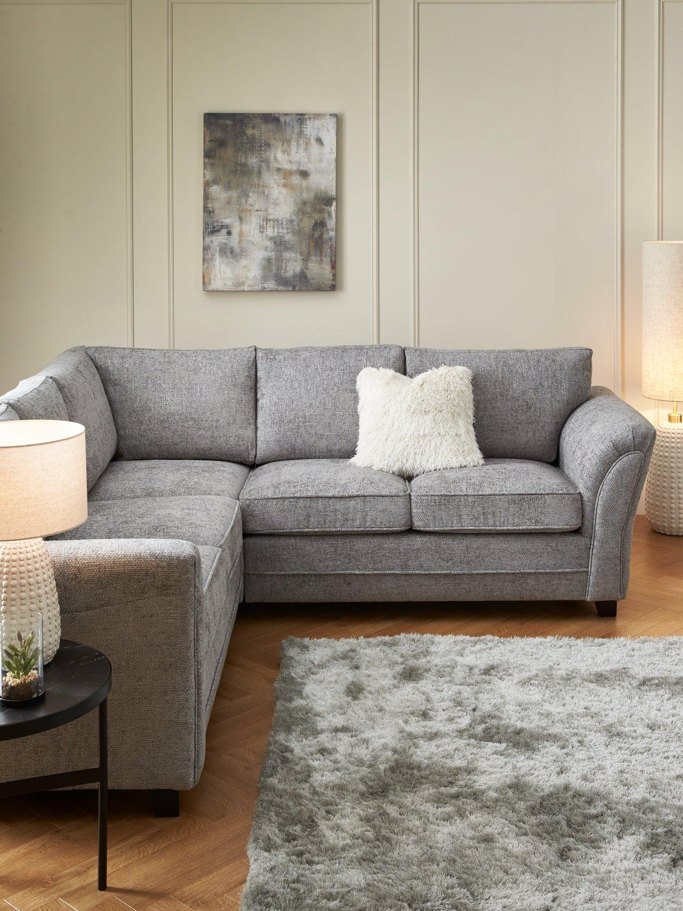undefined Dury Chunky Weave Standard Back Corner Group Sofa - FSC® Certified