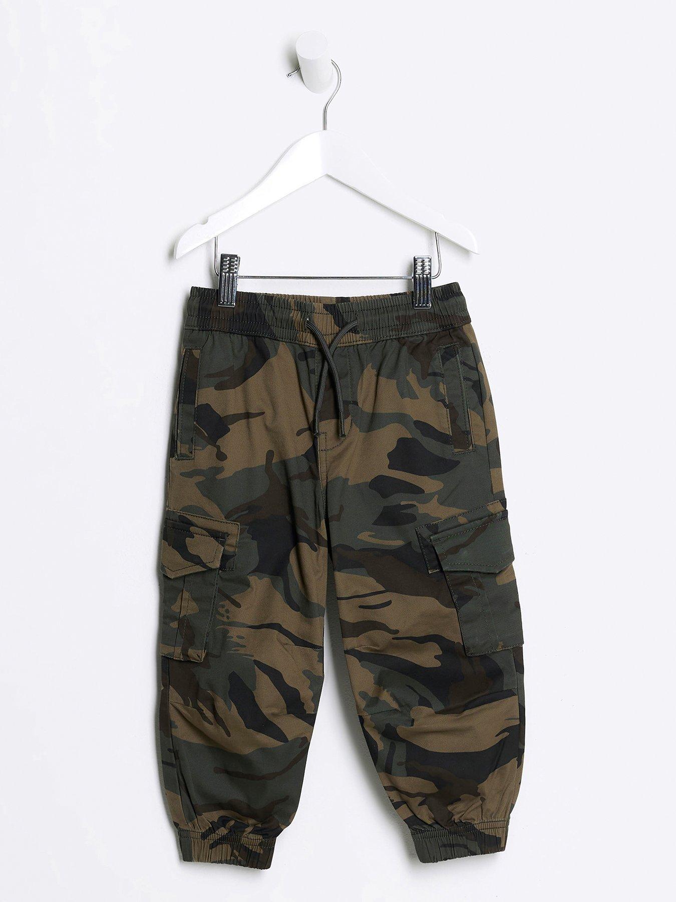 River island camo store pants