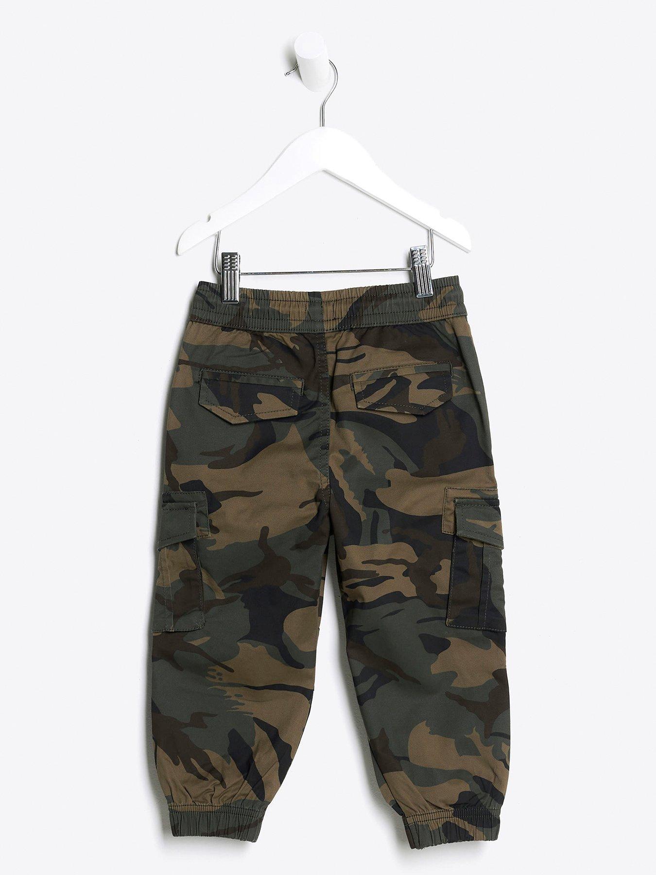 Boys best sale camo trousers