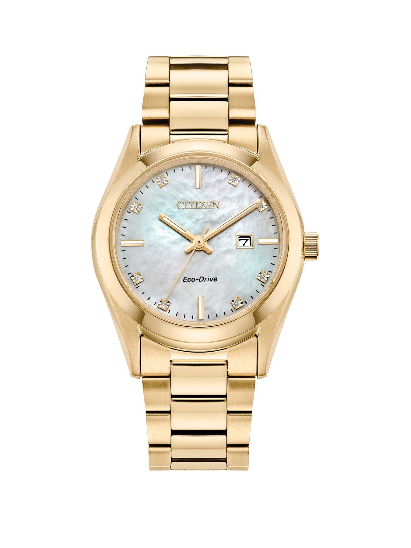 Product photograph of Citizen Ladies Diamond Watch from very.co.uk