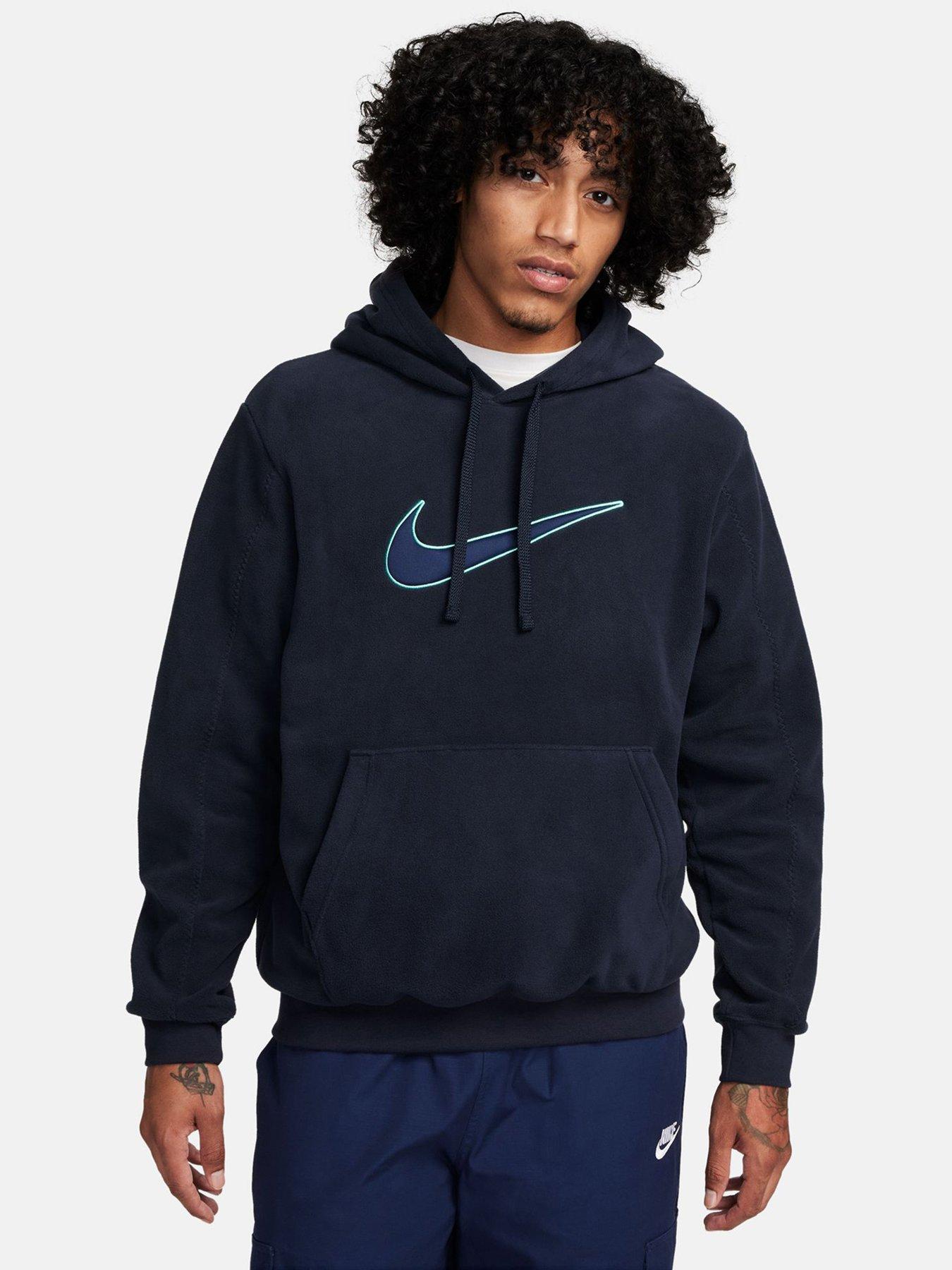 Nike Mens Sportswear Hoodie 010BLACK L : : Clothing