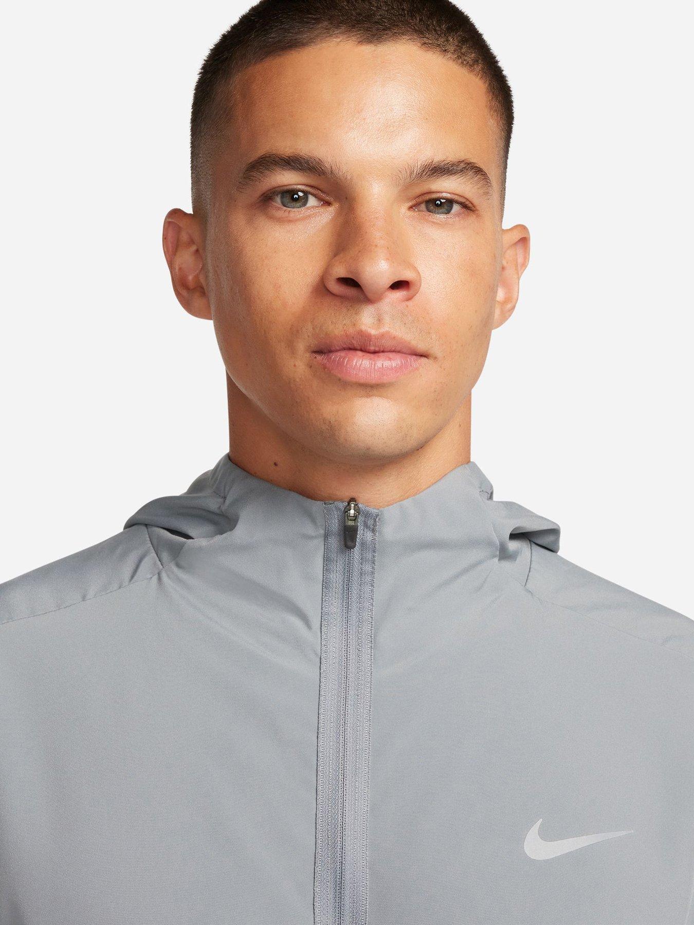 Nike Mens Training Dri Fit Form Hooded Jacket - Grey | Very.co.uk