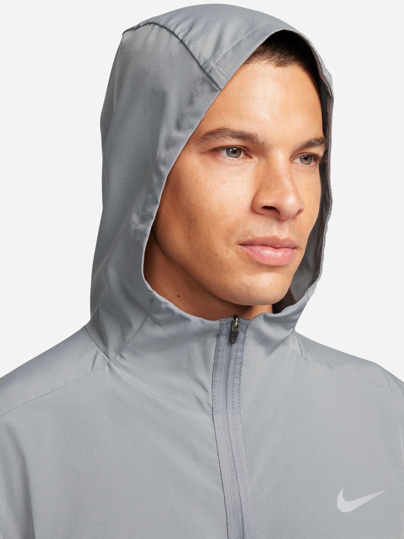 Nike Mens Training Dri Fit Form Hooded Jacket - Grey | Very.co.uk