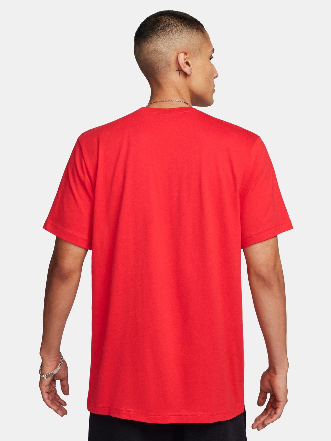 red nike undershirt