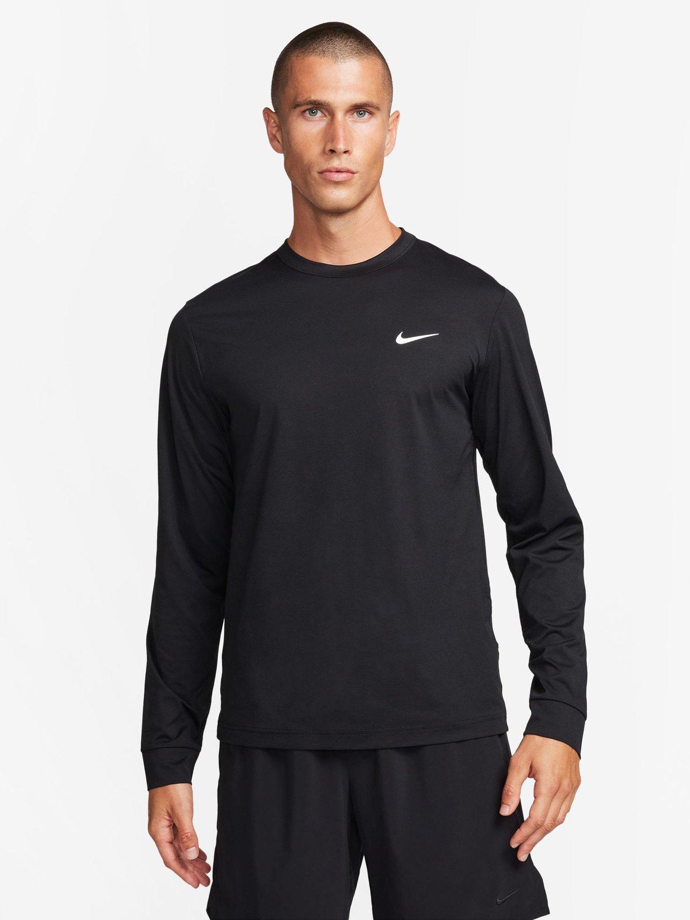 Nike Ready Dri-FIT Short-Sleeve Fitness Top - Black