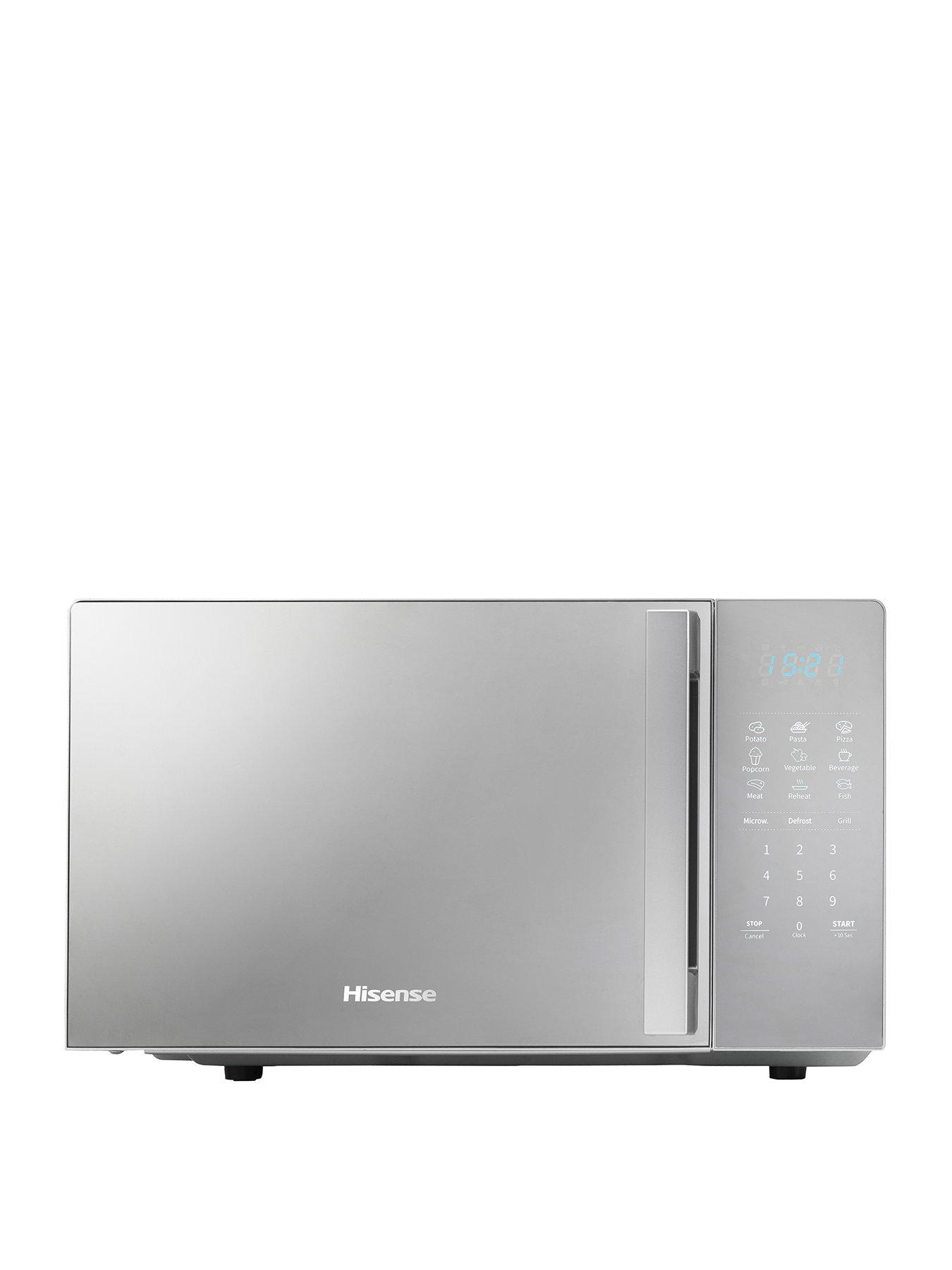 Hisense 20 Litre Microwave Mirror Look- Silver