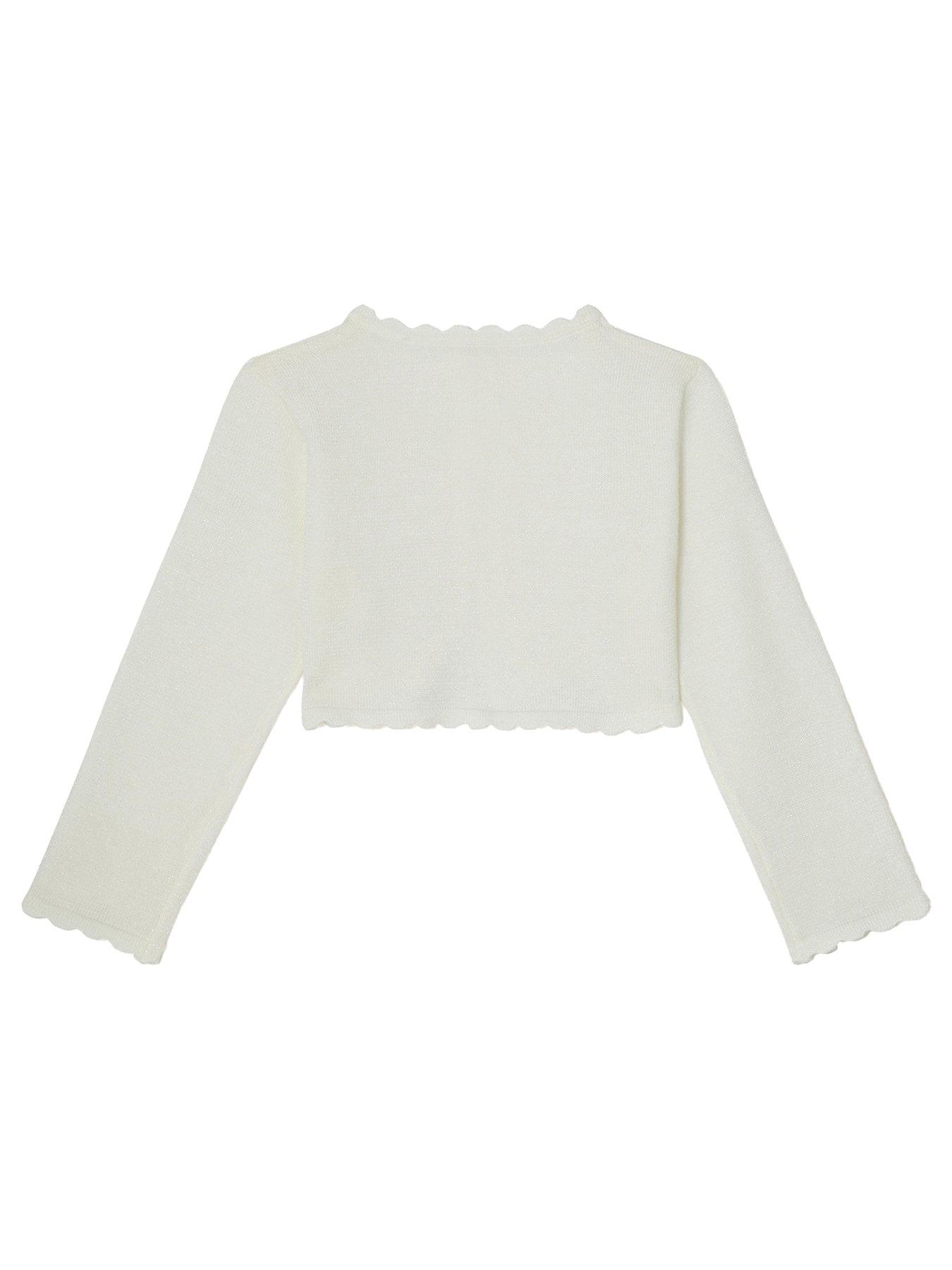 Monsoon Baby Girls Niamh Cardigan Ivory Very