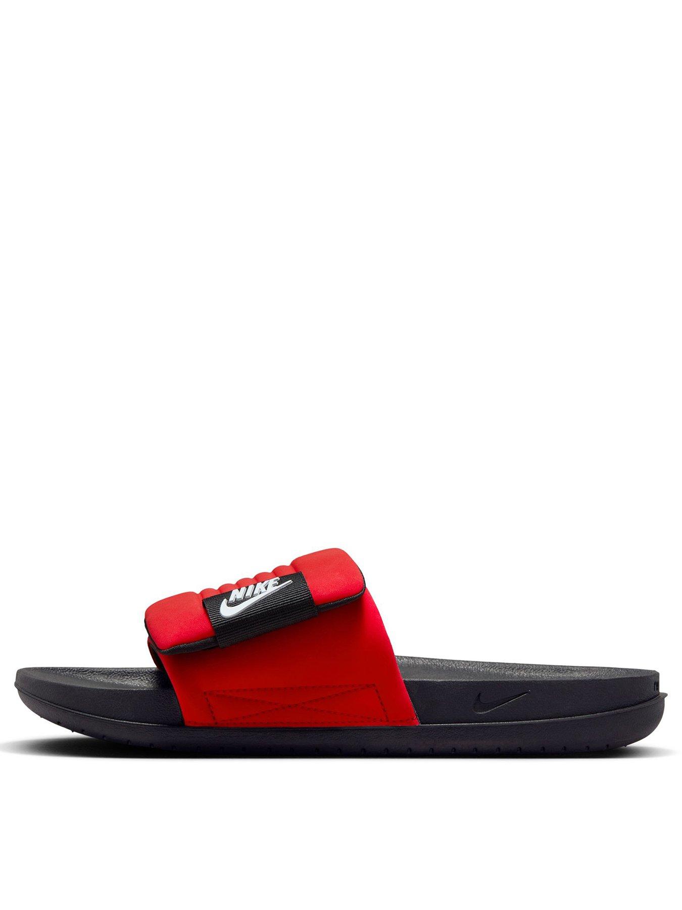 Nike best sale red sliders