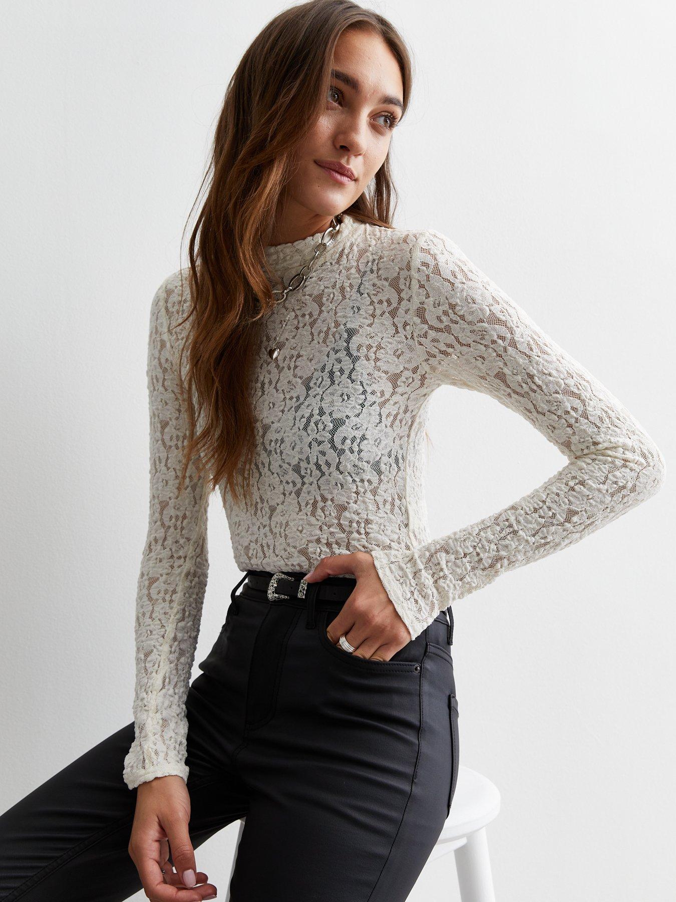 Lace tops best sale new look