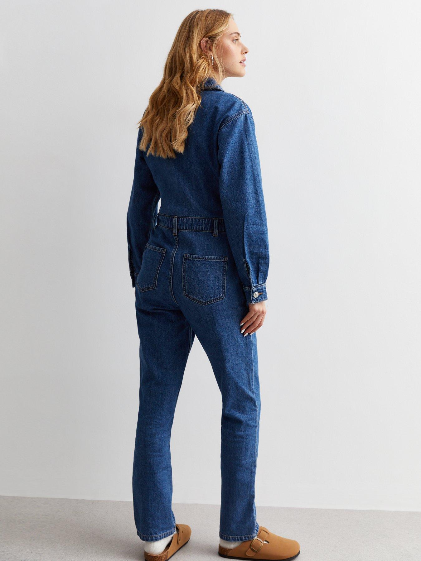 Denim boiler suit new hot sale look