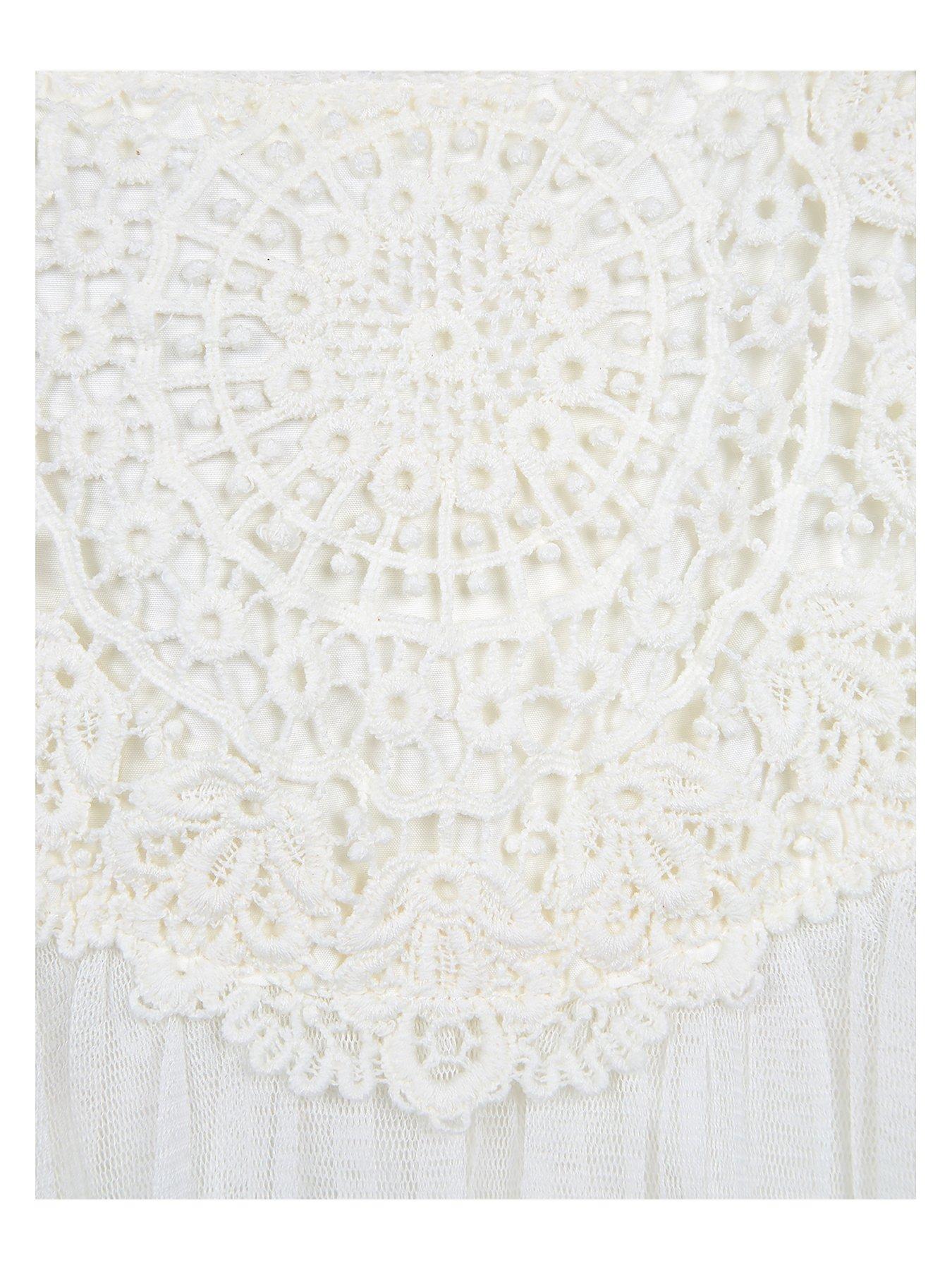 Image 3 of 3 of Monsoon Baby Girls Estella Dress - Ivory