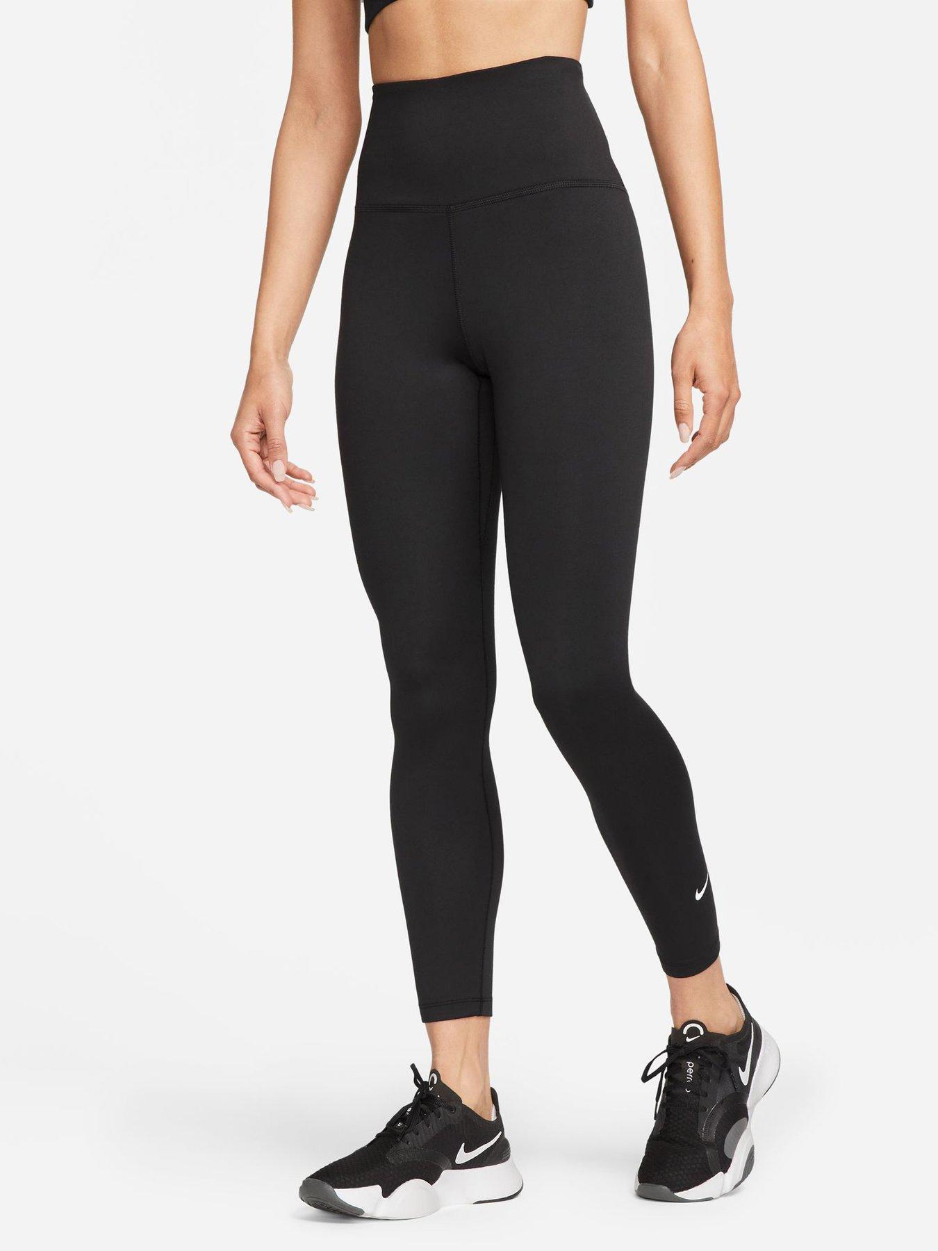 Nike Womens Training High-Waisted 7/8 Leggings - Black