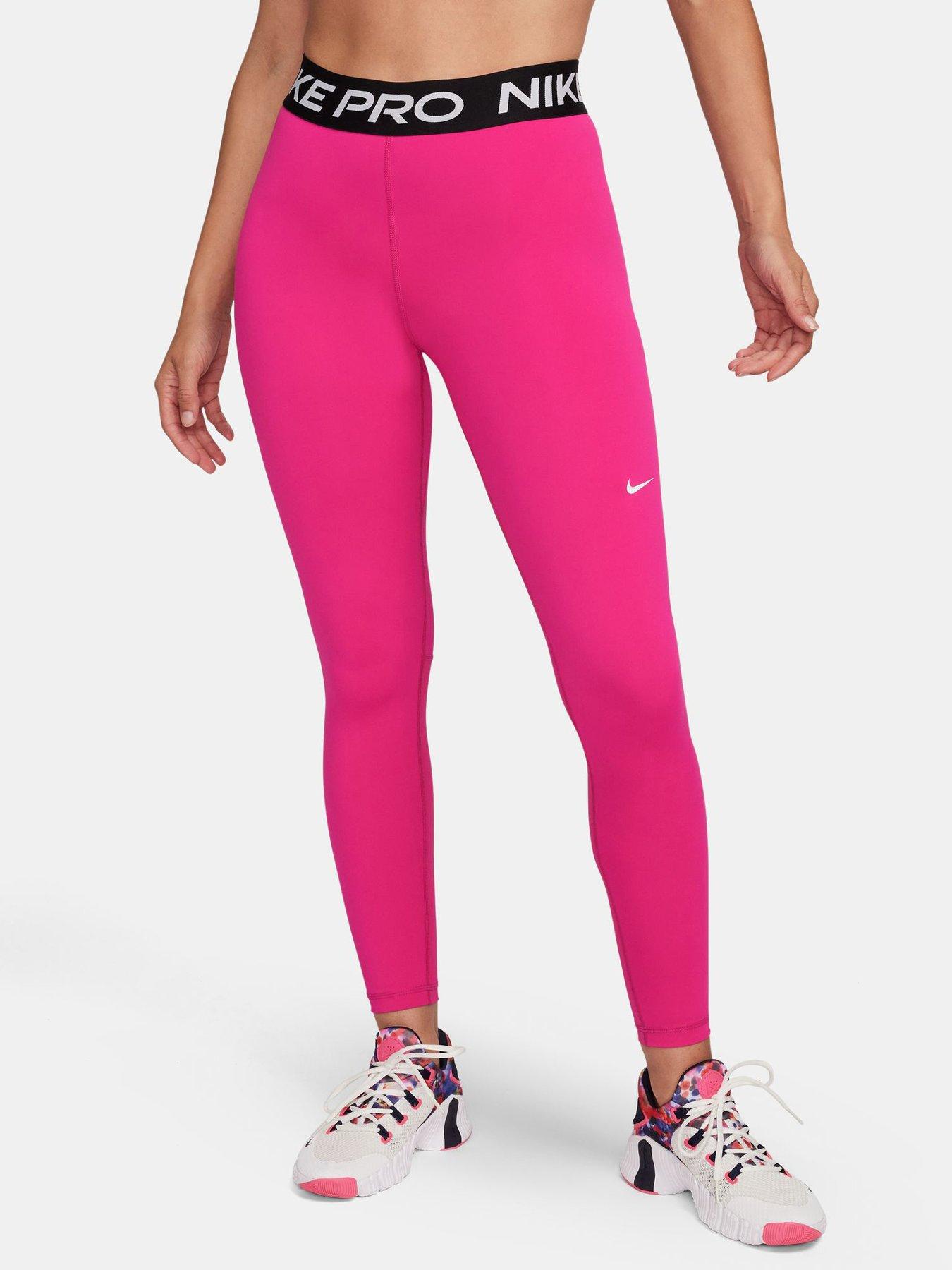 Nike Womens Running Mid-rise Pocket Leggings - Blue