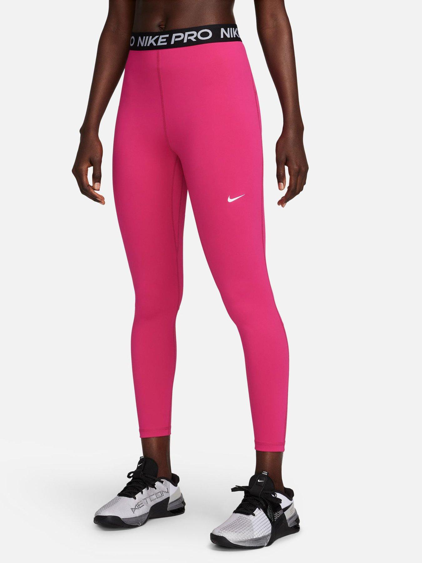 Womens compression 7/8 leggings Nike AIR 7/8 TGHT HR PR W pink