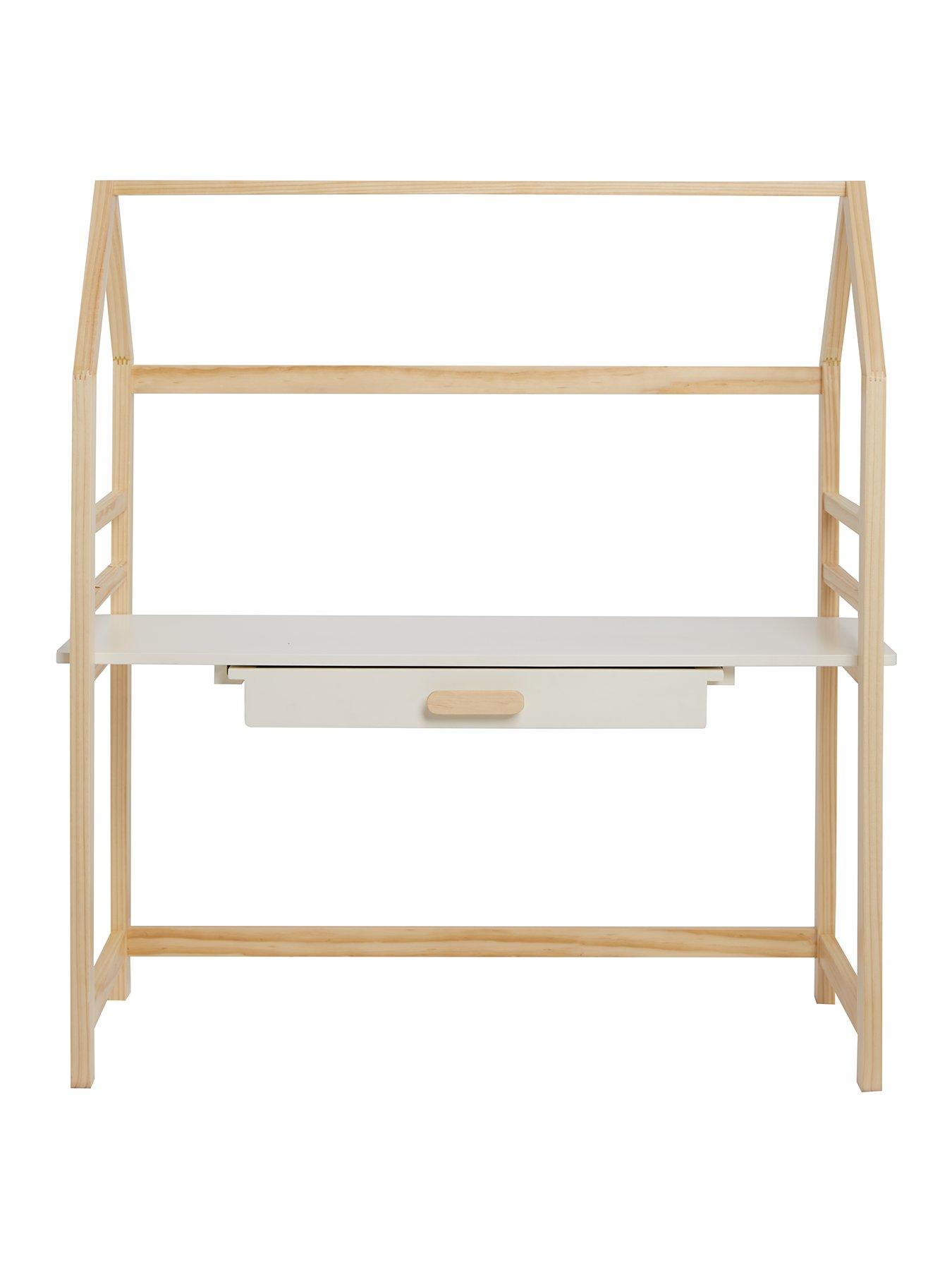 Image 2 of 7 of Very Home Pixie Solid Pine&nbsp;Height Adjustable&nbsp;Desk - White&nbsp;- FSC&reg; Certified