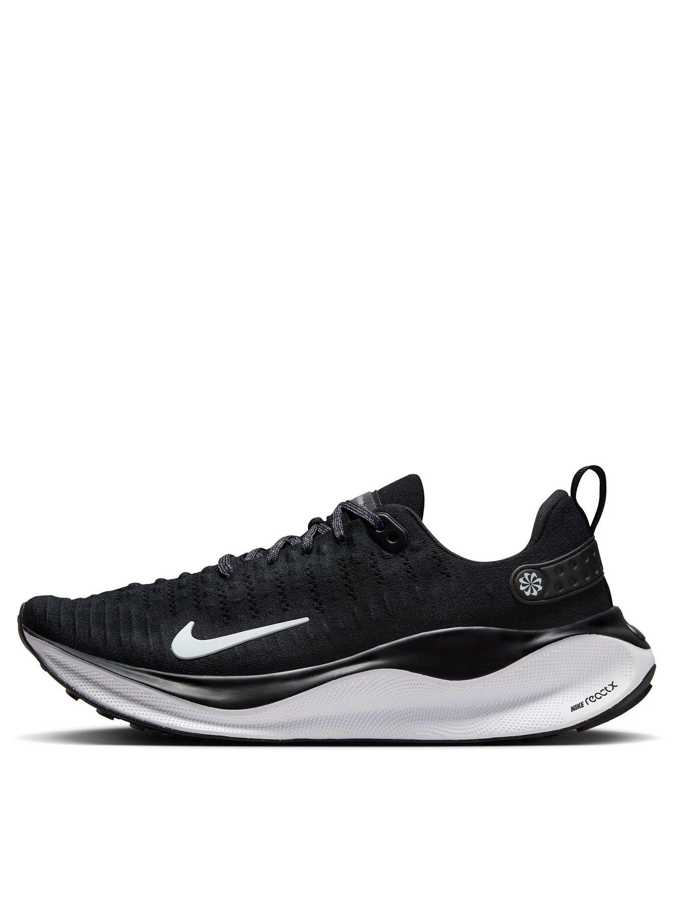 Nike Men's InfinityRN 4 Running Trainers - Black/White | Very.co.uk