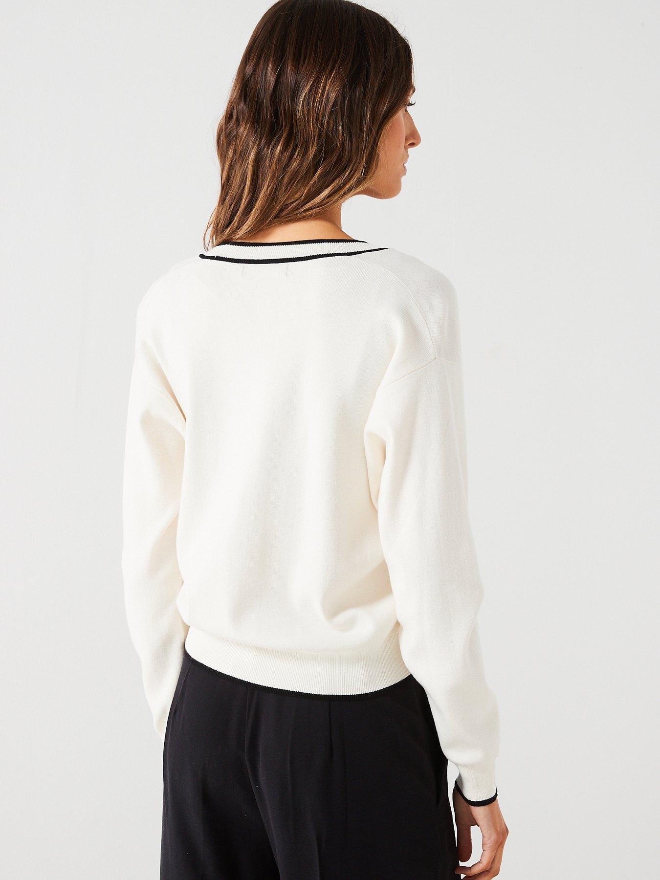 Mango white cardigan sales