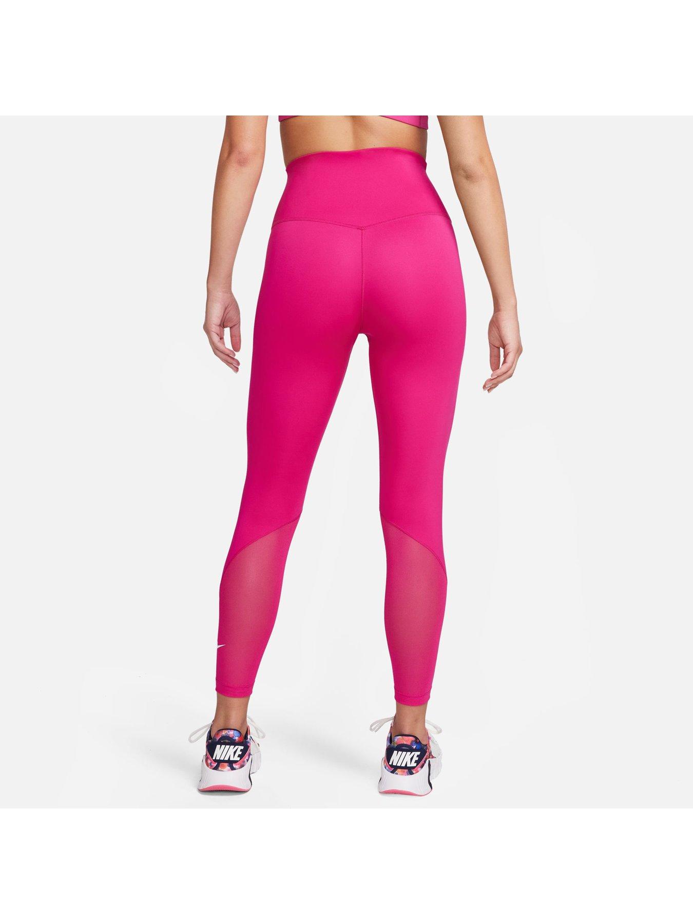 Nike women's training tights pink best sale