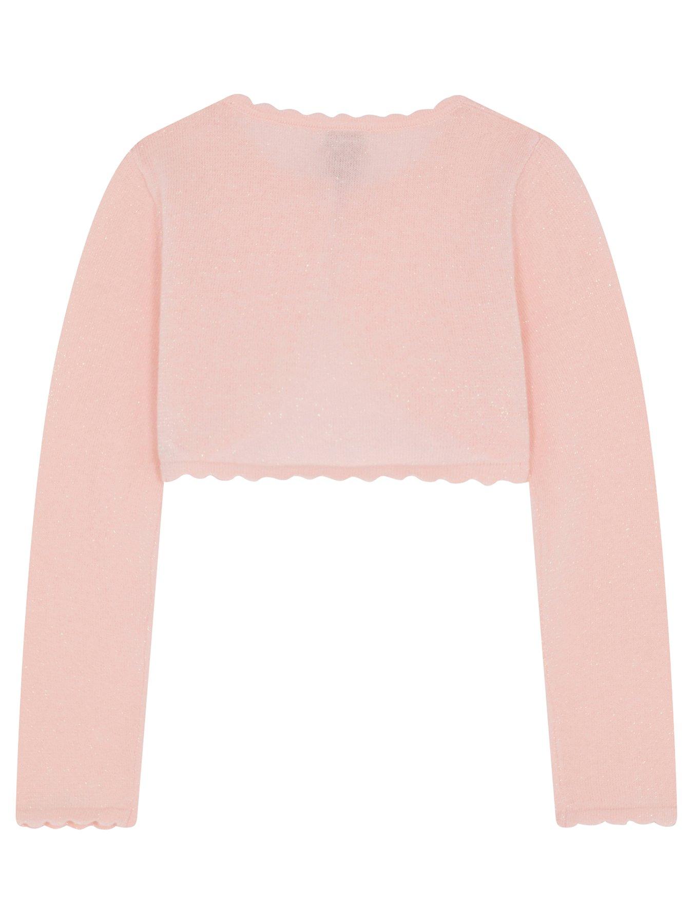 Image 2 of 3 of Monsoon Girls Niamh Cardigan - Pink