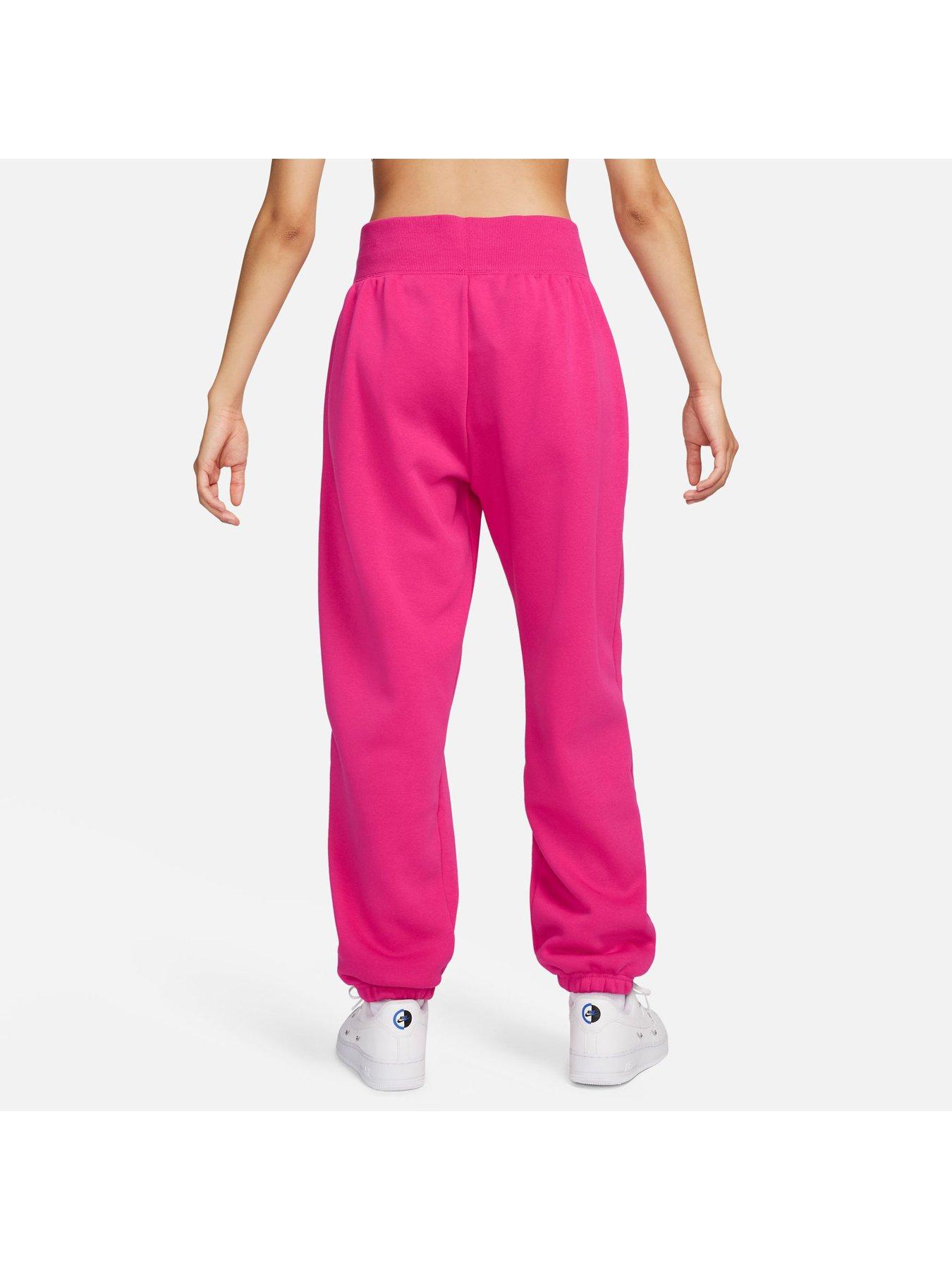 Hot pink best sale nike sweatpants