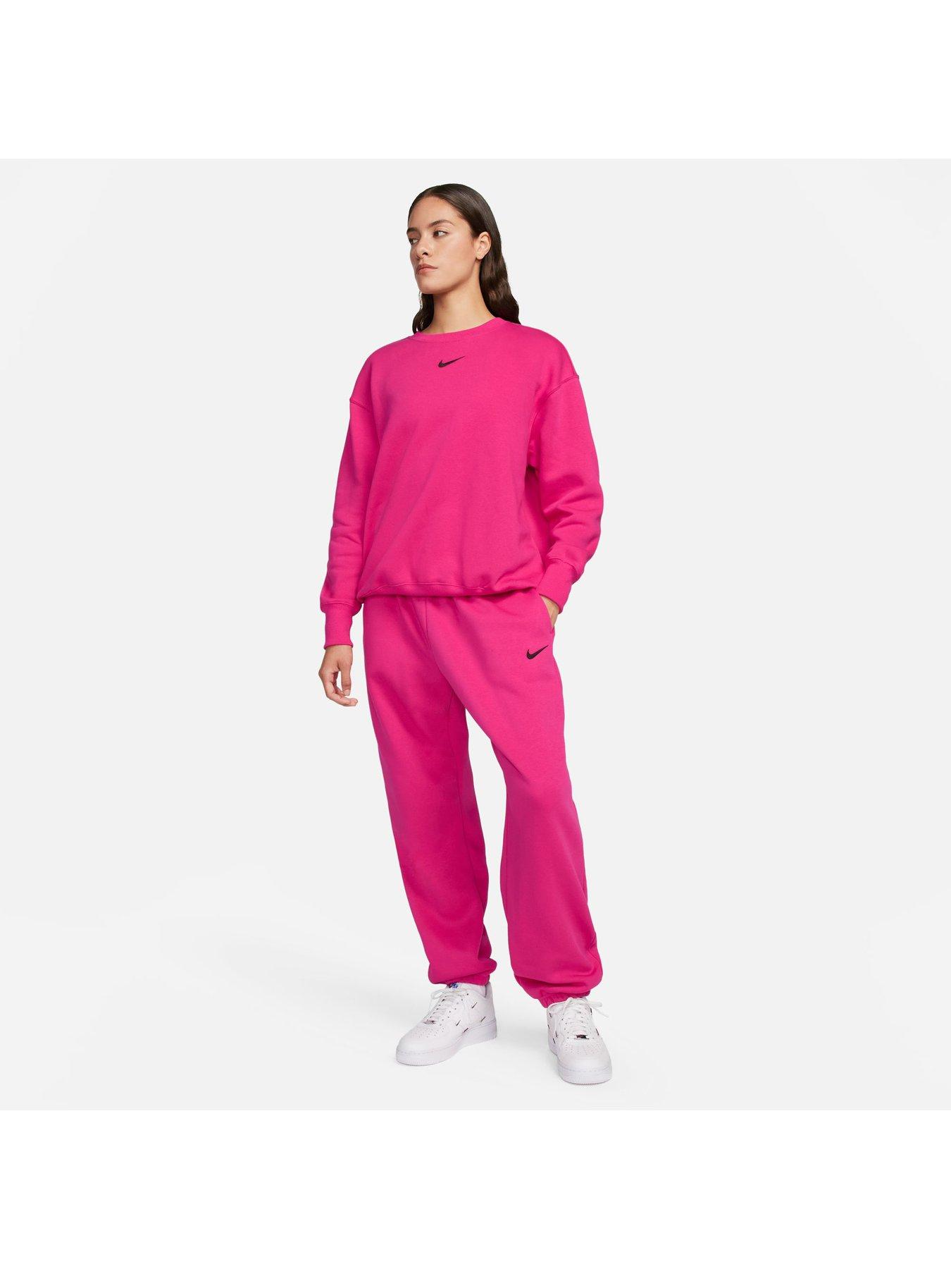 Nike tracksuit womens discount pink