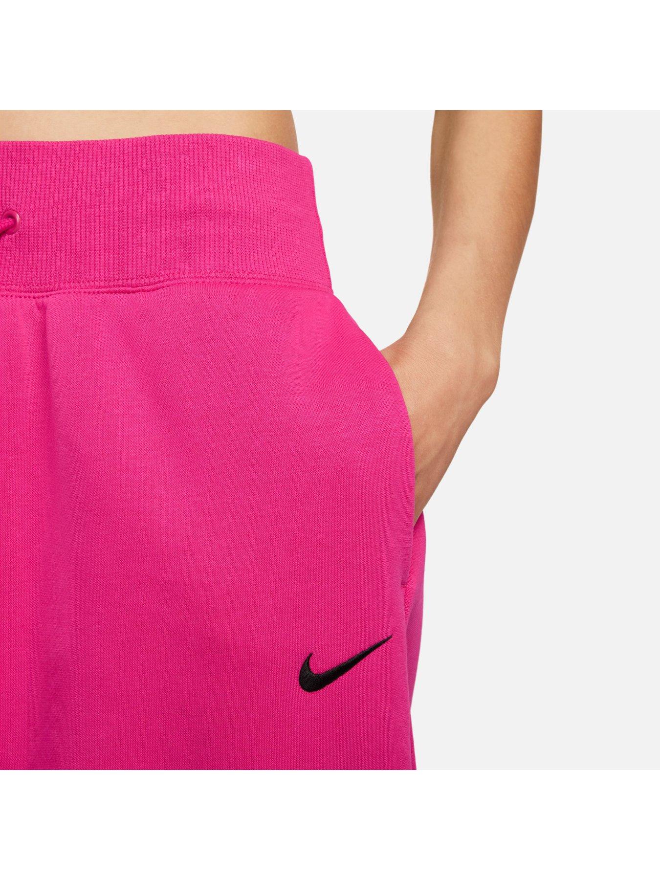 Nike Women's Highwaisted Oversized Sweatpants Pink Very.co.uk