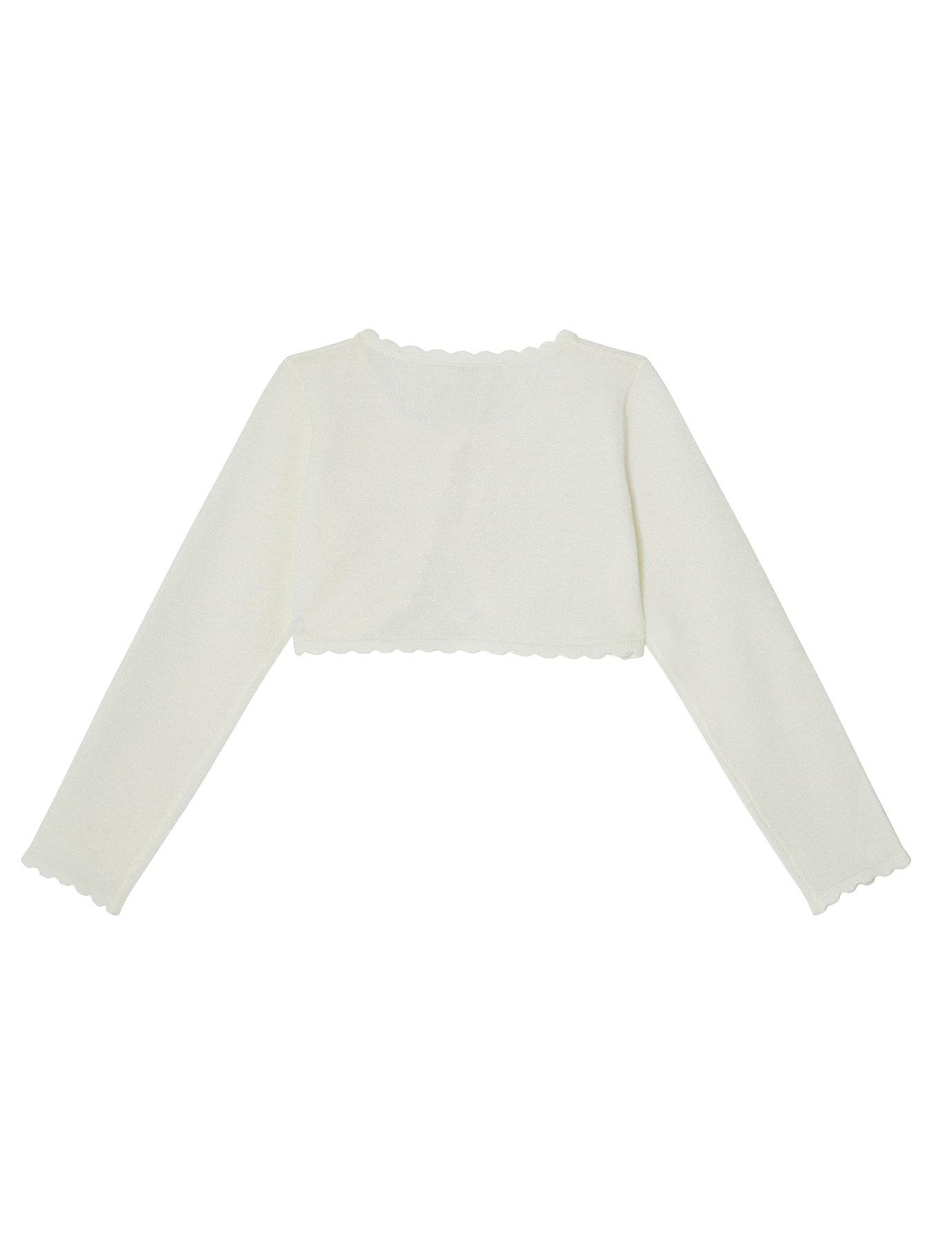 Monsoon Girls Niamh Cardigan Ivory Very