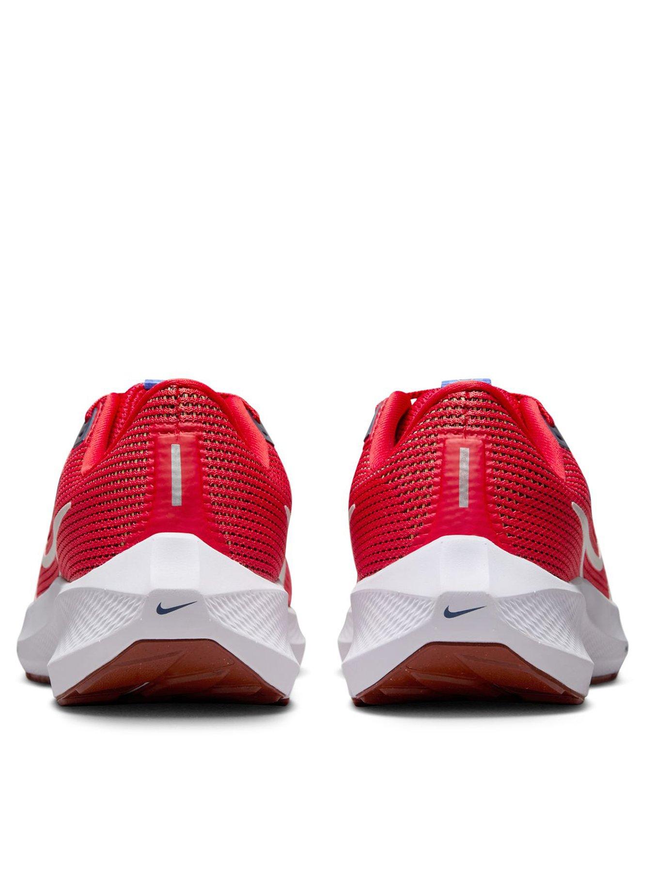 Mens red hot sale nike trainers