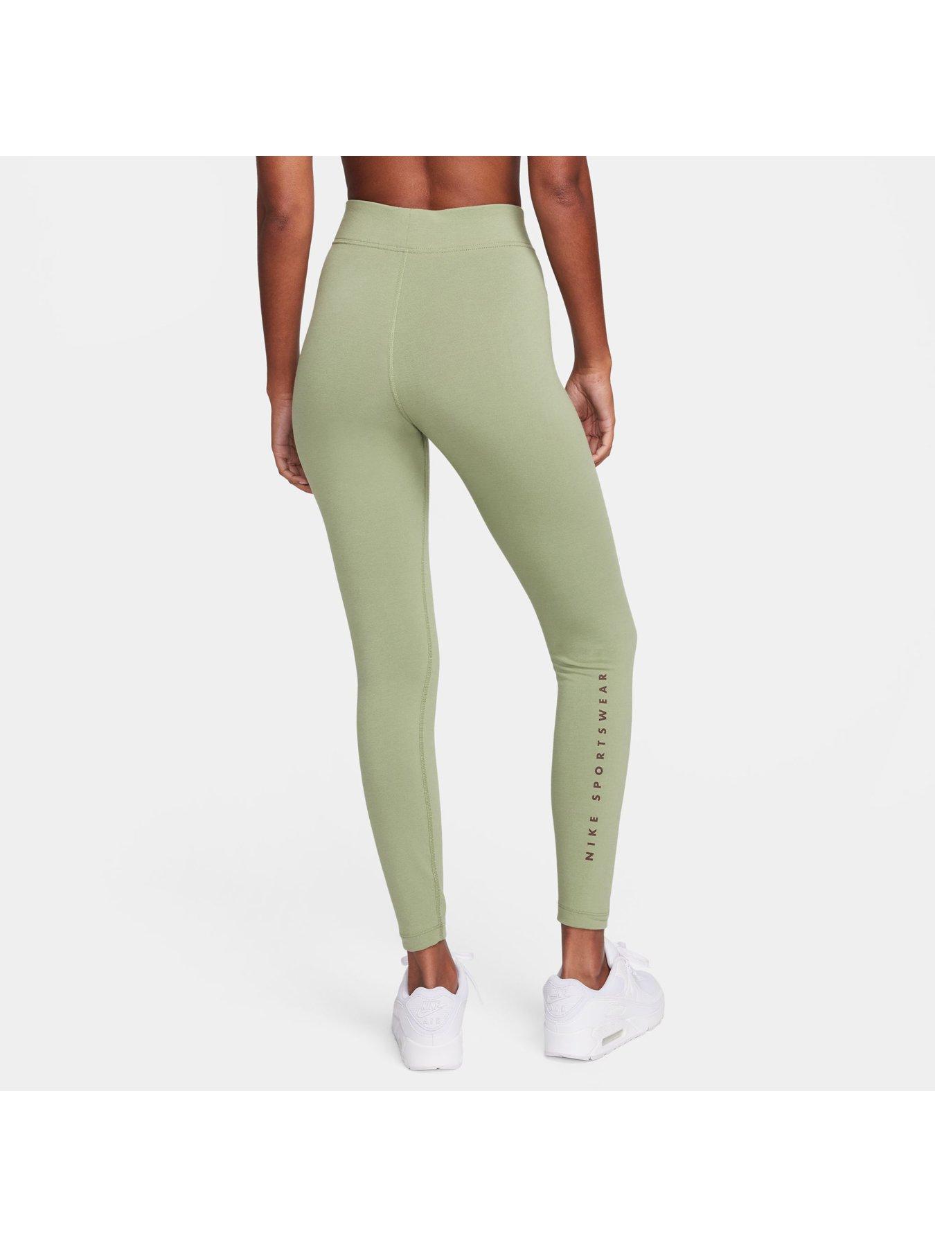 Nike Women's High-waisted Full-length Graphic Leggings - Green