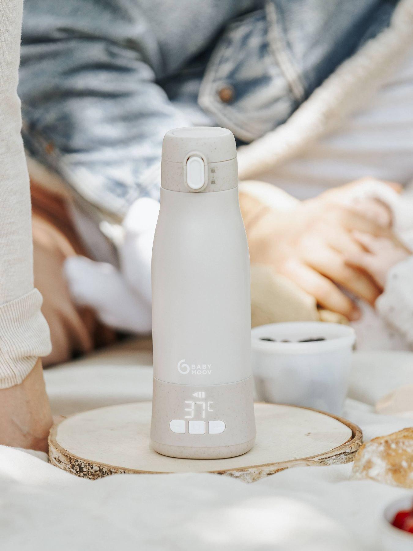 Babymoov Moov  &  Feed Autonomous Baby Bottle Warmer- Mineral Biege