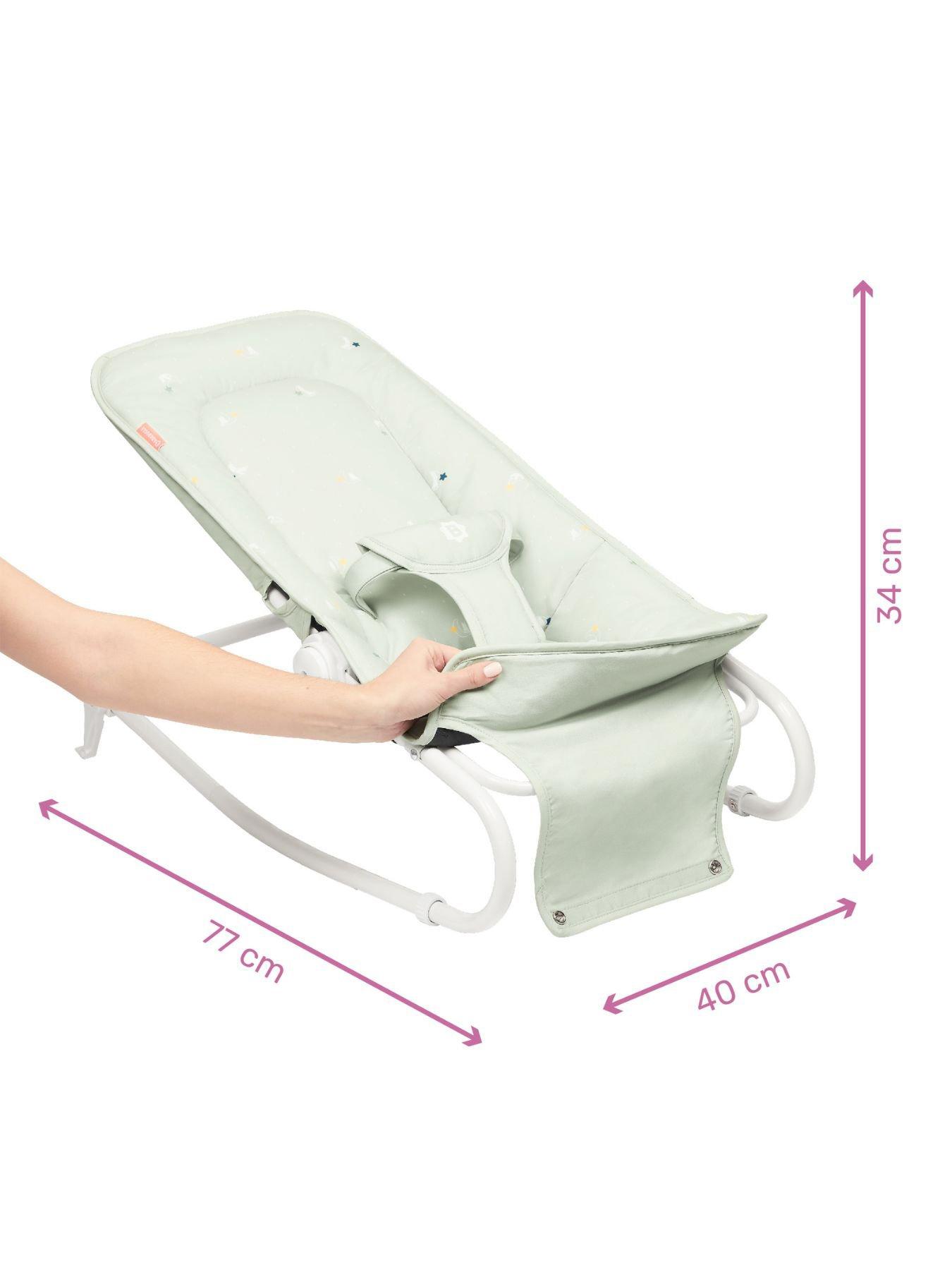 Badabulle Foldable Baby Bouncer Nursery Rocker Lichen Very