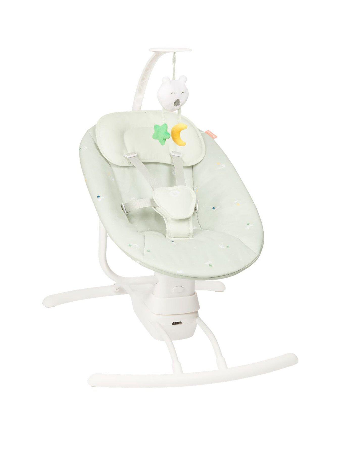 Image 2 of 8 of Badabulle Lateral Nursery Baby Swing-Lichen