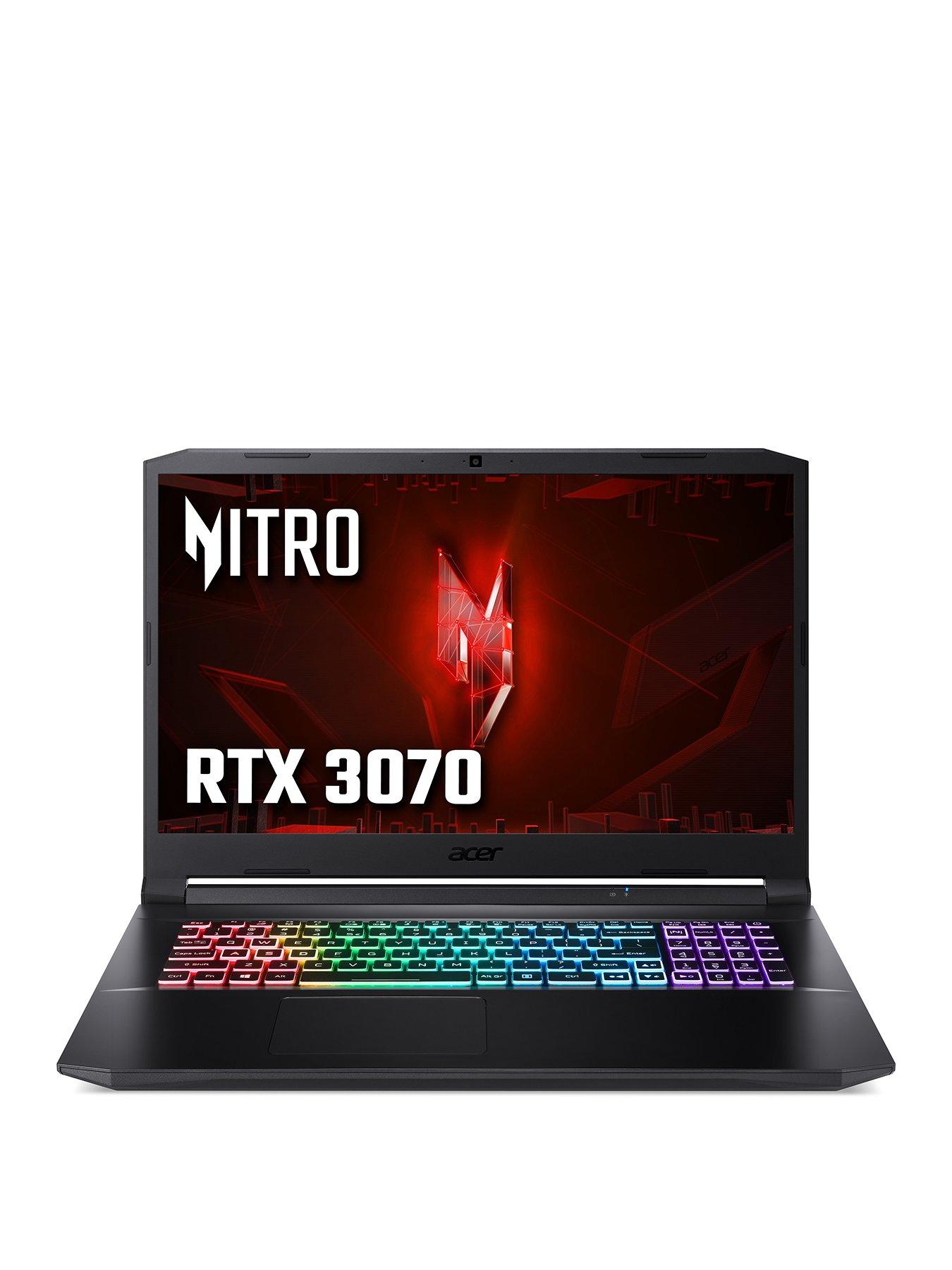 Image 1 of 8 of Acer Nitro 5 Gaming&nbsp;Laptop - 17.3in FHD 144Hz, RTX 3070, AMD Ryzen 7,&nbsp;16GB RAM,&nbsp;512GB SSD
