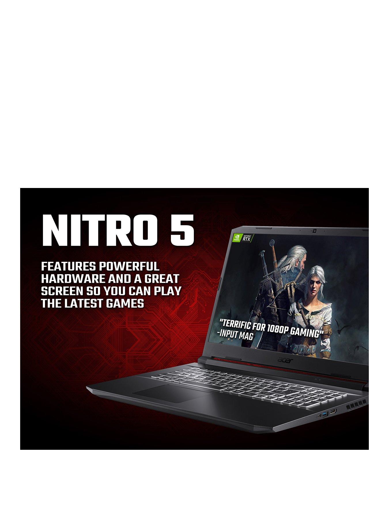 Image 2 of 8 of Acer Nitro 5 Gaming&nbsp;Laptop - 17.3in FHD 144Hz, RTX 3070, AMD Ryzen 7,&nbsp;16GB RAM,&nbsp;512GB SSD