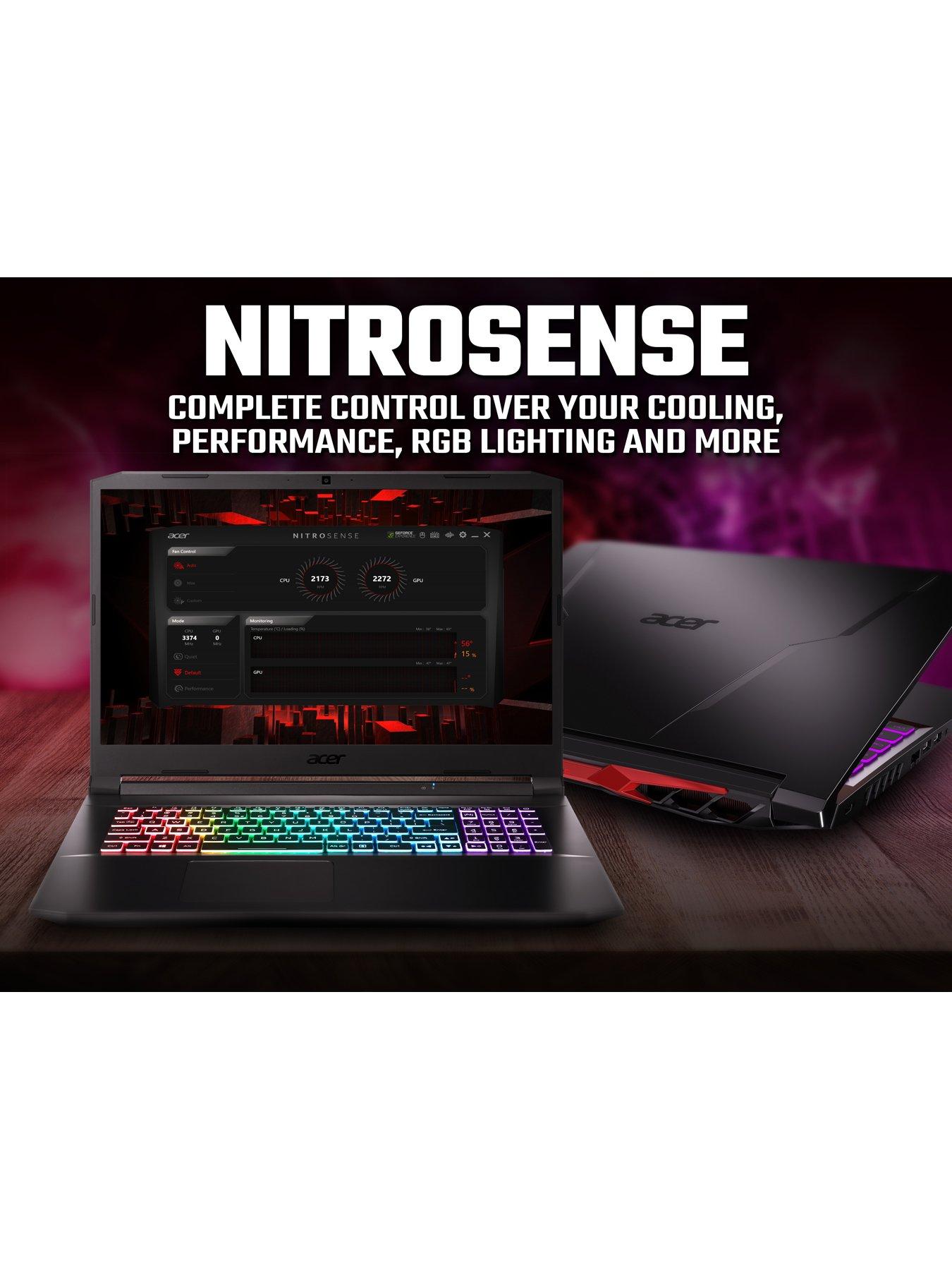 Image 6 of 8 of Acer Nitro 5 Gaming&nbsp;Laptop - 17.3in FHD 144Hz, RTX 3070, AMD Ryzen 7,&nbsp;16GB RAM,&nbsp;512GB SSD