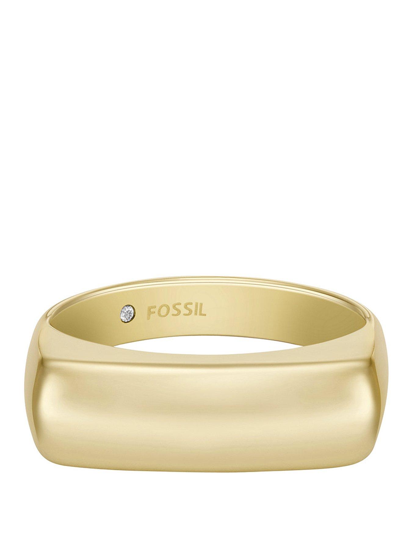 Stainless best sale gold ring