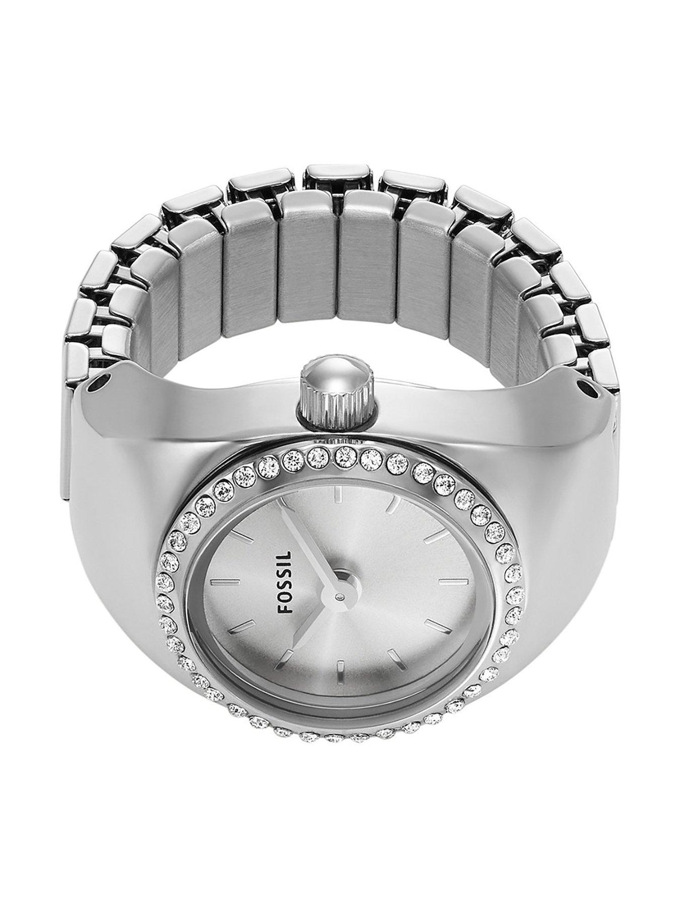 Fossil watches for online women silver