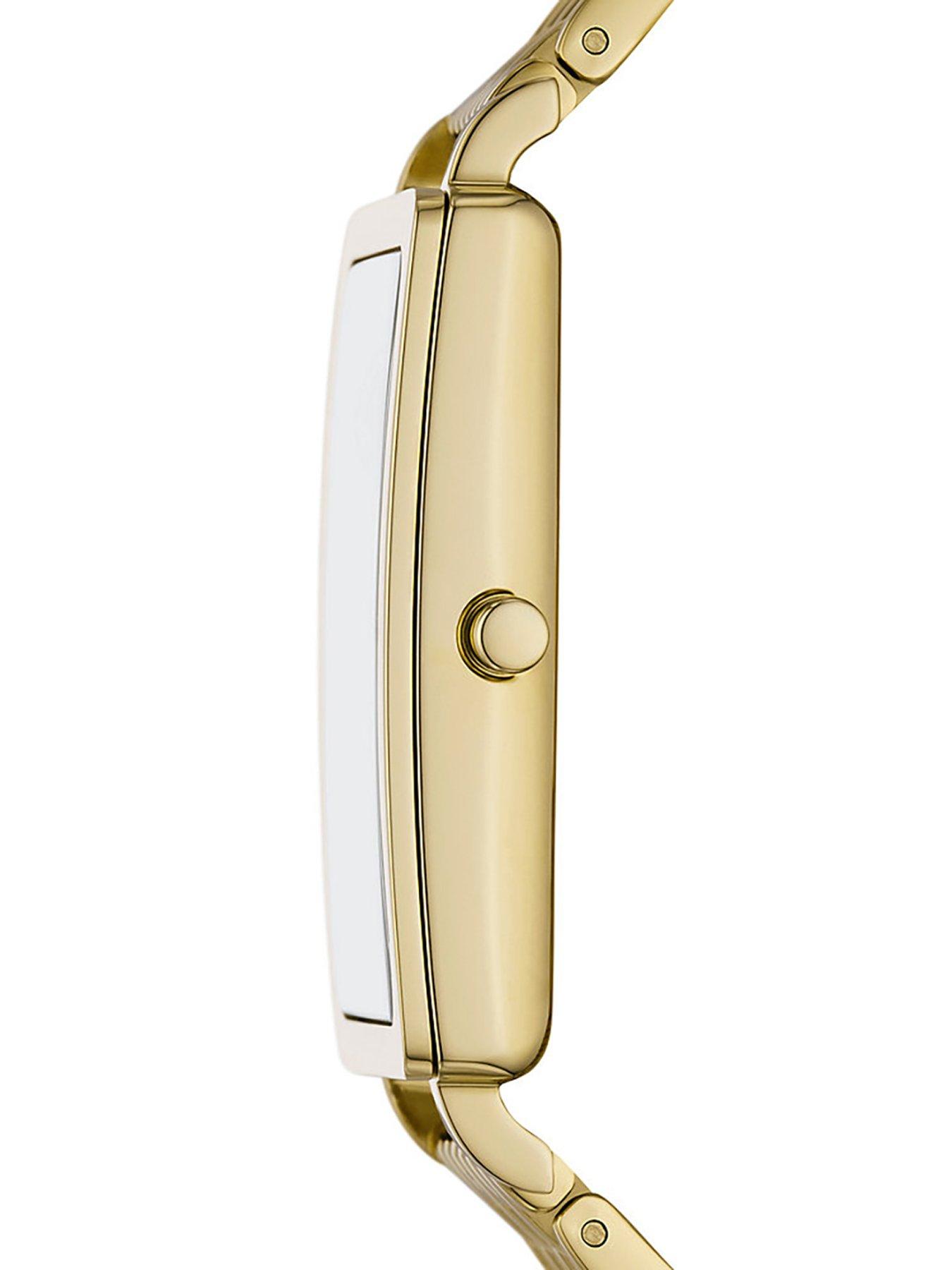 Hagen Three Hand Gold Stainless Steel Watch