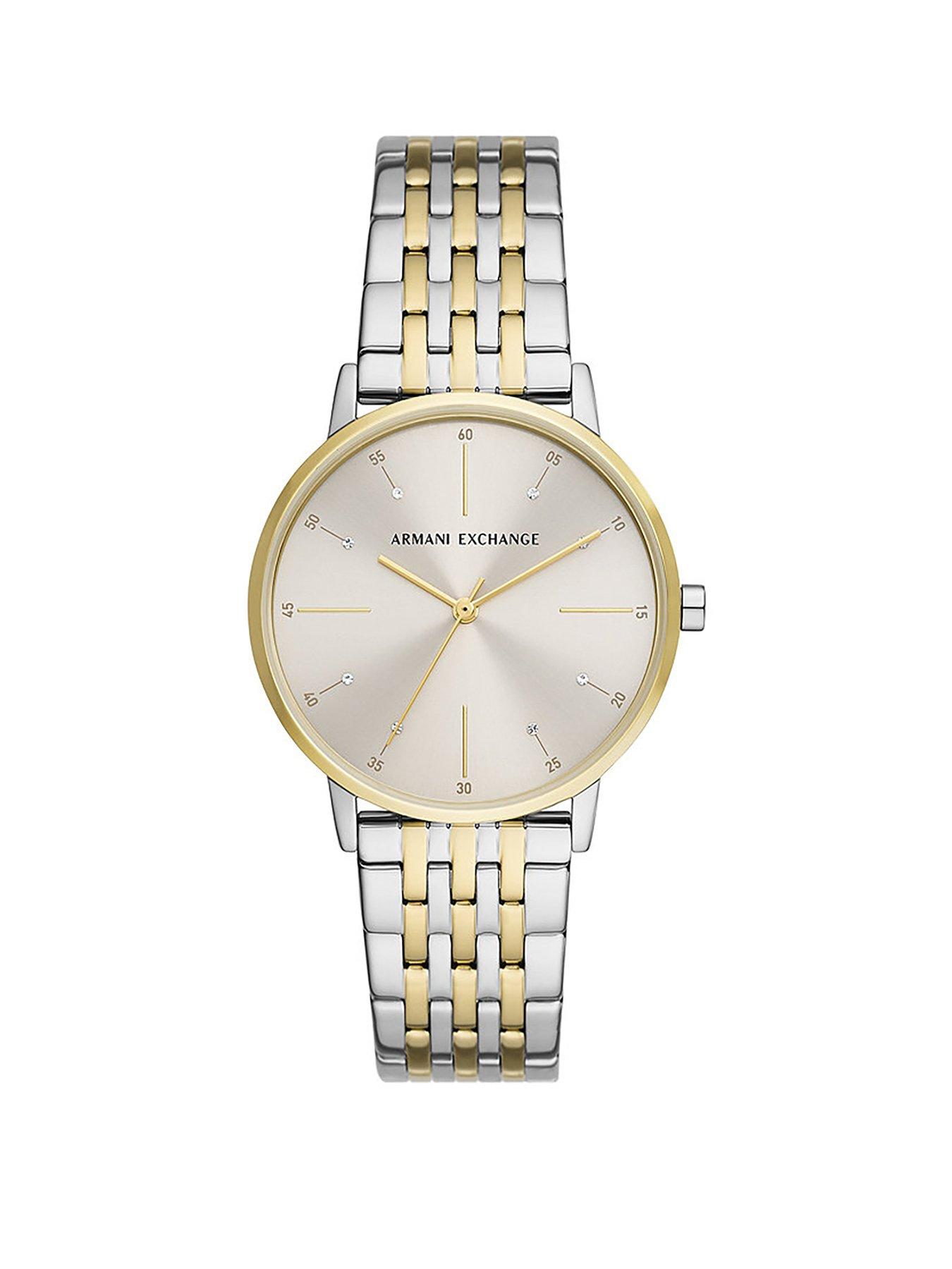 Armani exchange two tone new arrivals watch