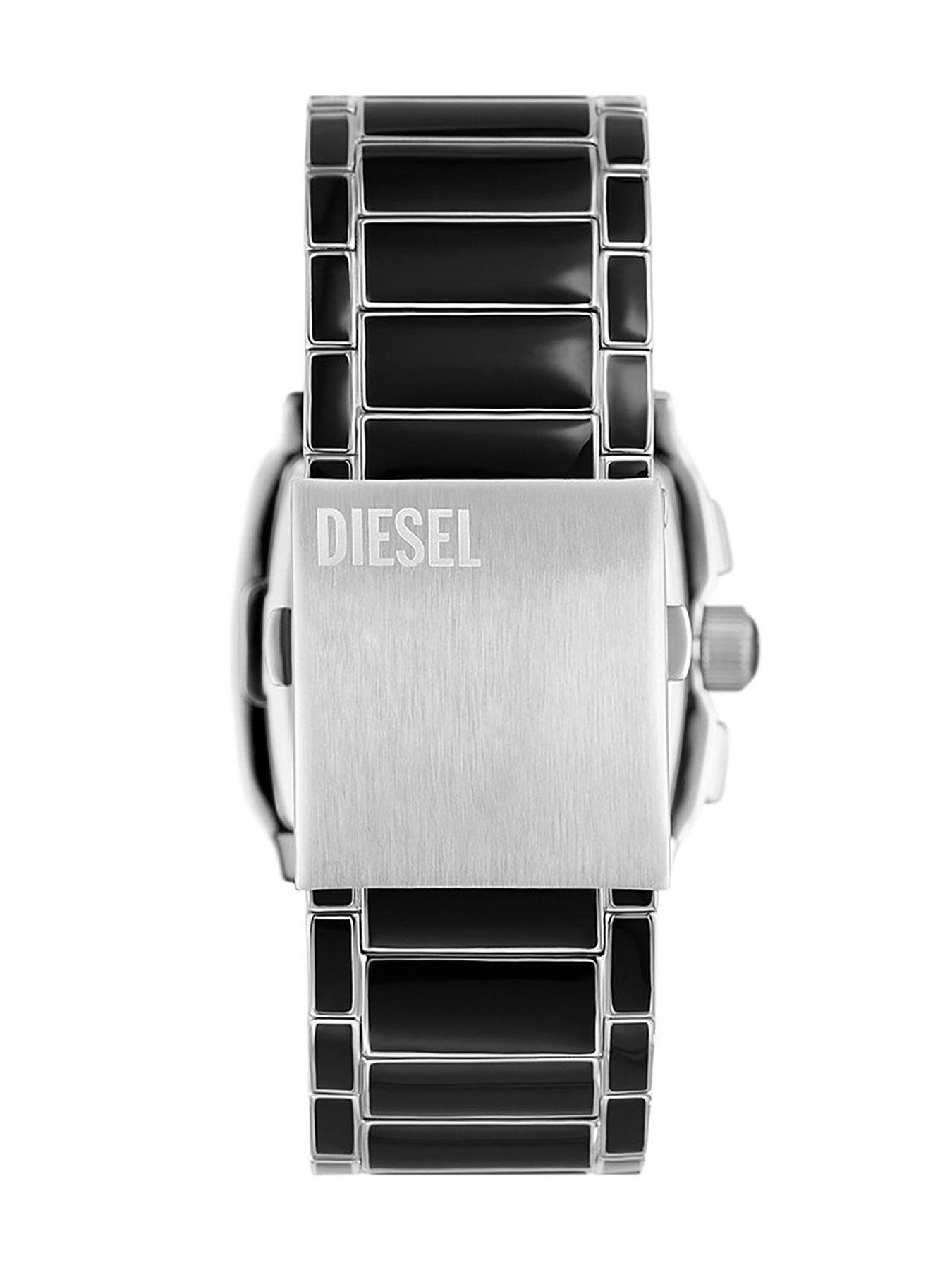 Diesel Cliffhanger Chronograph Black Lacquer and Stainless Steel 