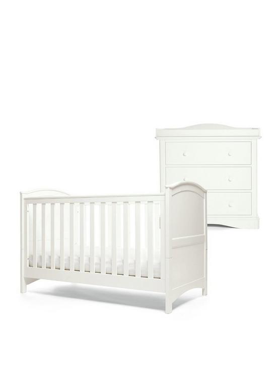 stillFront image of mamas-papas-flyn-2-piece-furniture-set--white