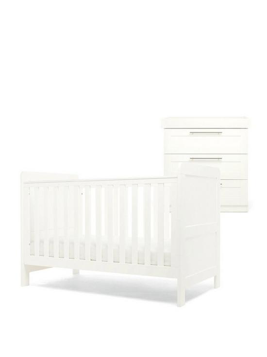 front image of mamas-papas-hampden-2-piece-furniture-set--white
