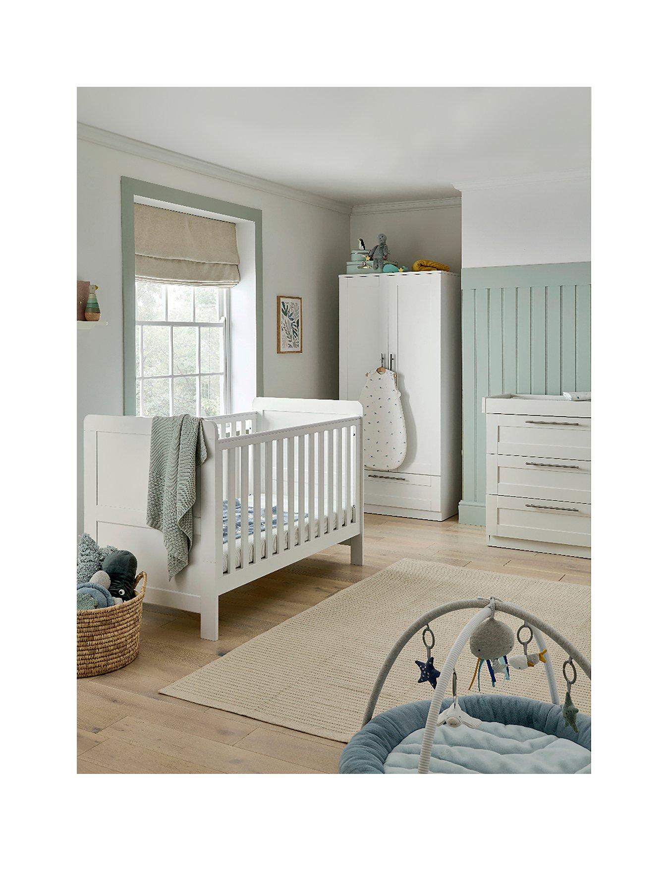 Image 1 of 6 of Mamas & Papas Hampden 2 Piece Furniture Set- White