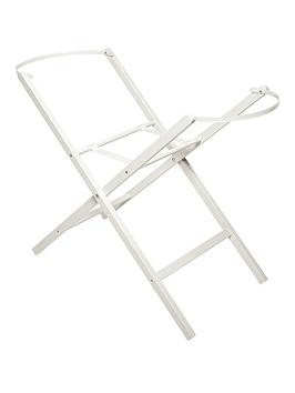 Product photograph of Mamas Papas Classic Moses Basket Stand - Pure White from very.co.uk