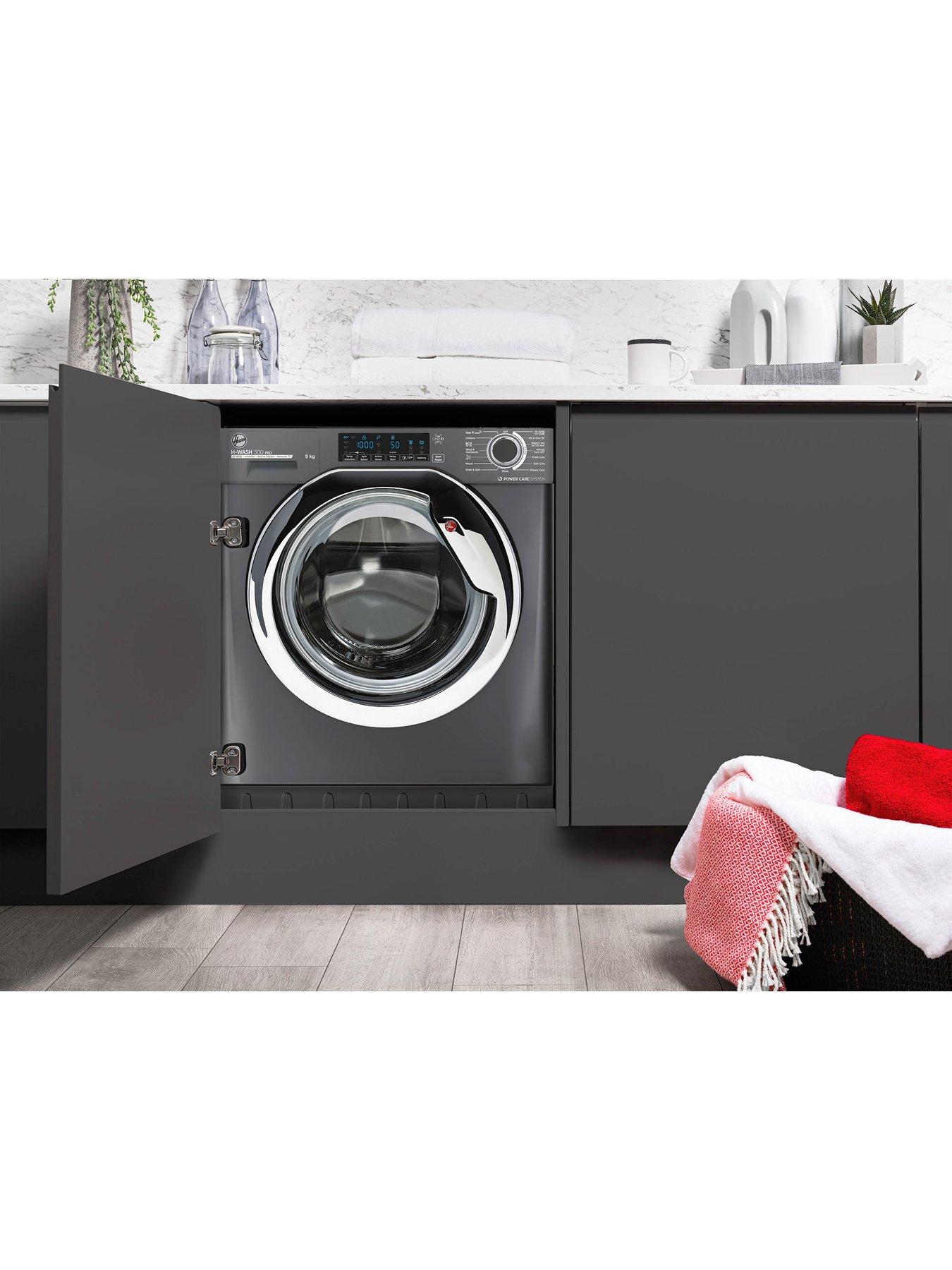 Image 2 of 3 of Hoover H-WASH 300 HBWOS69TAMCRE Integrated 9kg Load, 1600 Spin&nbsp;Washing Machine,&nbsp;A Rated - Anthracite