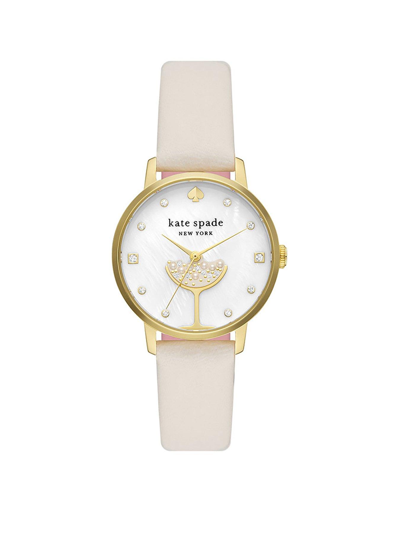 Product photograph of Kate Spade New York Kate Spade Cocktail Dial Strap Ladies Watch from very.co.uk