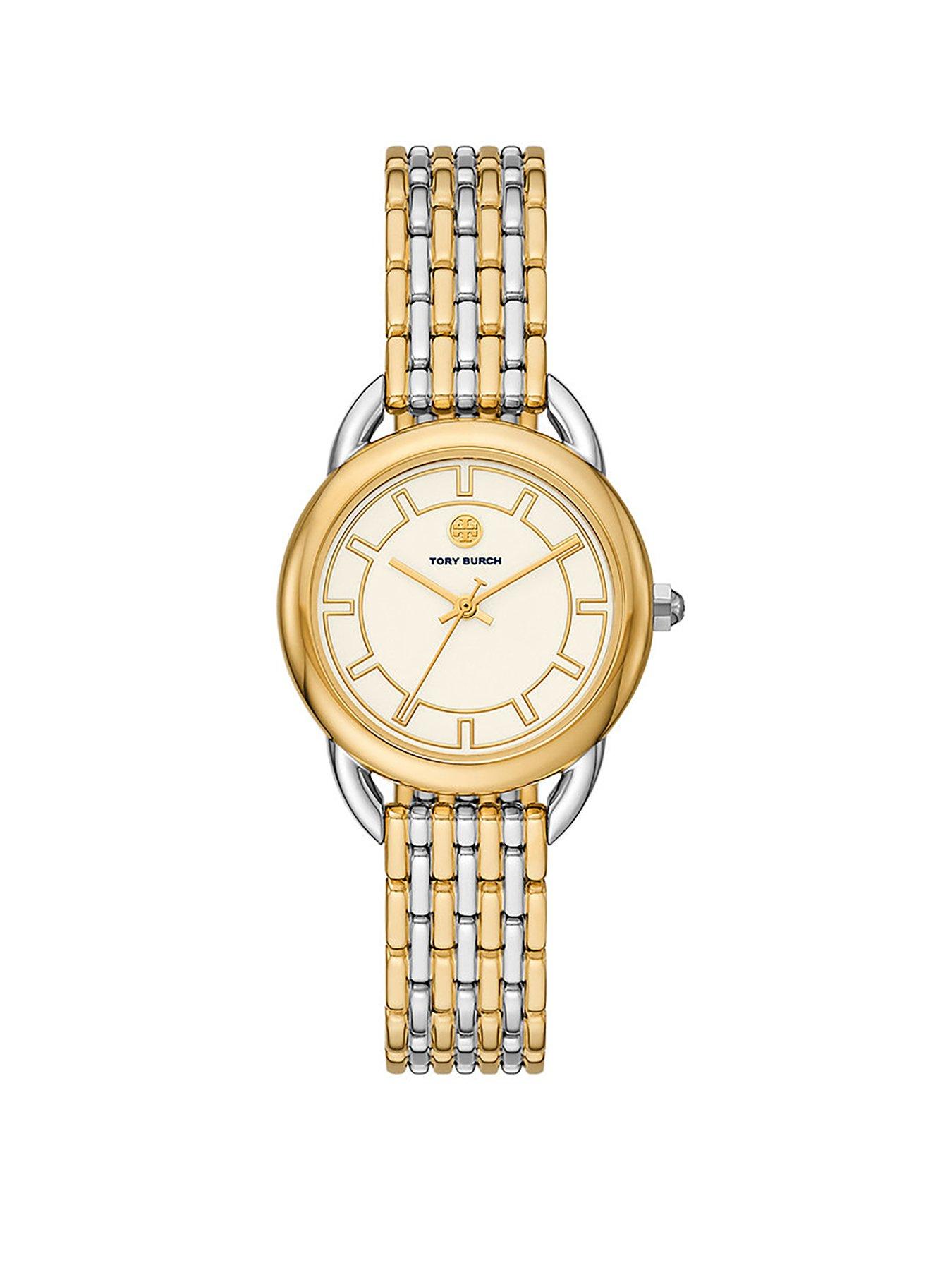 Miller Watch, Two-Tone Stainless Steel/Gold/Ivory, 36 MM: Women's Designer  Strap Watches