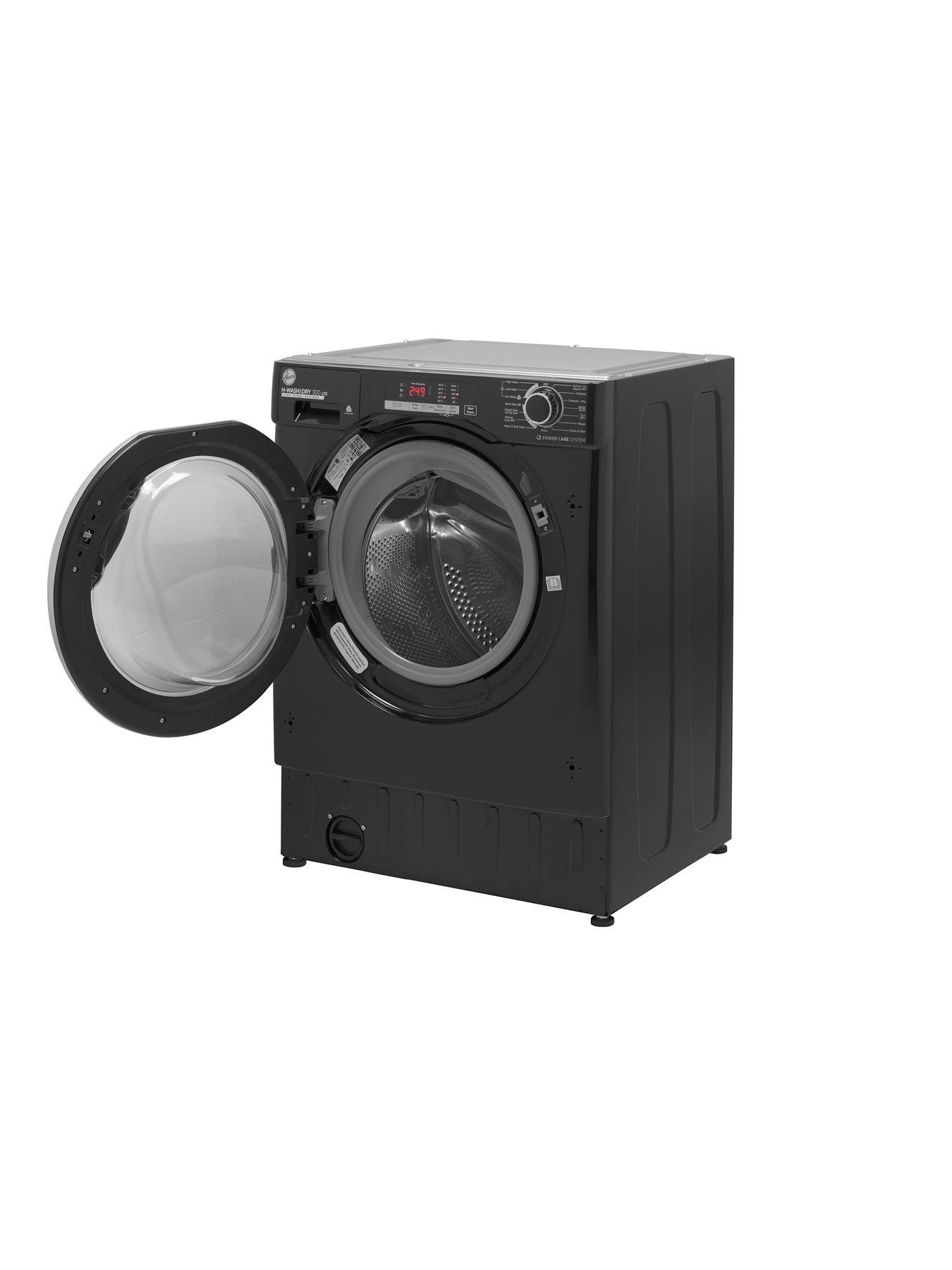 Image 2 of 6 of Hoover H-WASH&amp;DRY 300 LITE HBDS495D1ACE Integrated 9Kg / 5Kg Washer Dryer with 1400 rpm - Black - E Rated