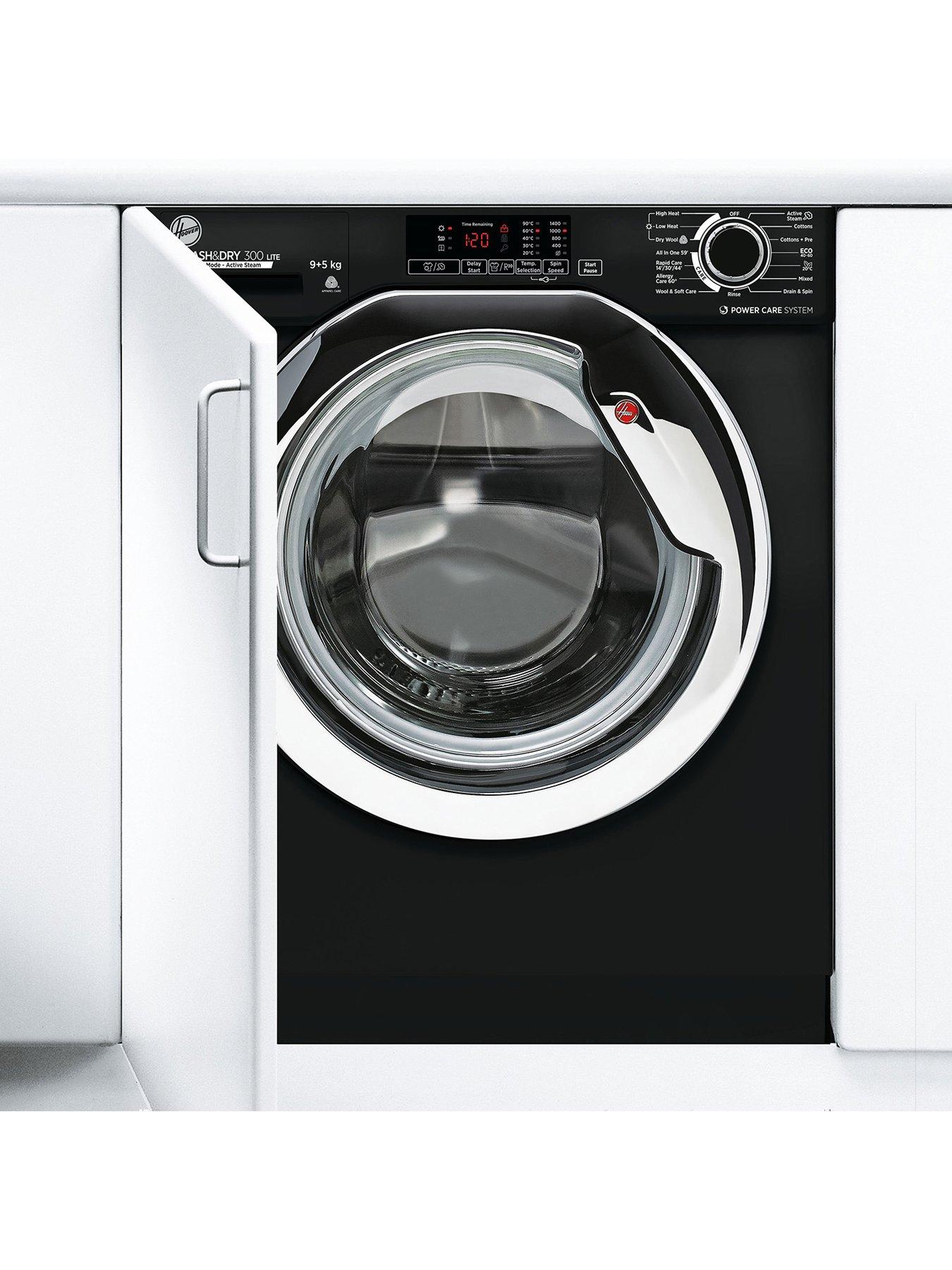 Image 4 of 6 of Hoover H-WASH&amp;DRY 300 LITE HBDS495D1ACE Integrated 9Kg / 5Kg Washer Dryer with 1400 rpm - Black - E Rated