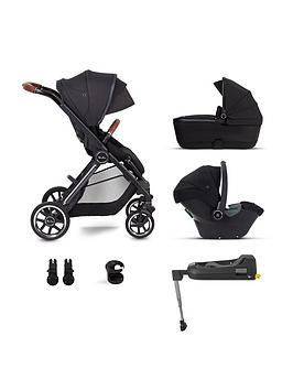 Silver Cross Reef Pushchair - Travel Pack - Car Seat, Base, Cup Holder, Adaptors  First Bed - Orbit